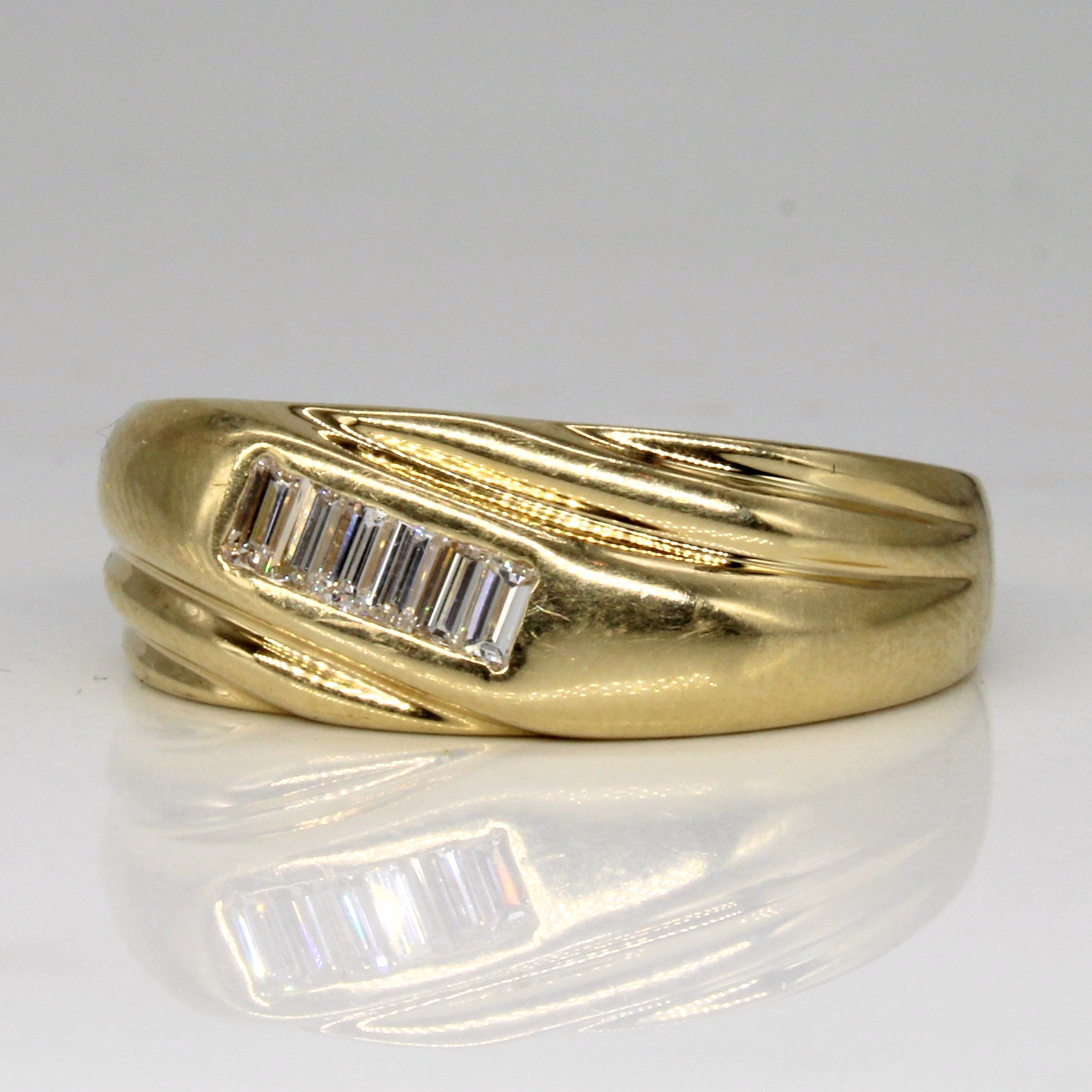 Diamond Waterfall Ring | 0.30ctw | SZ 11.5 |