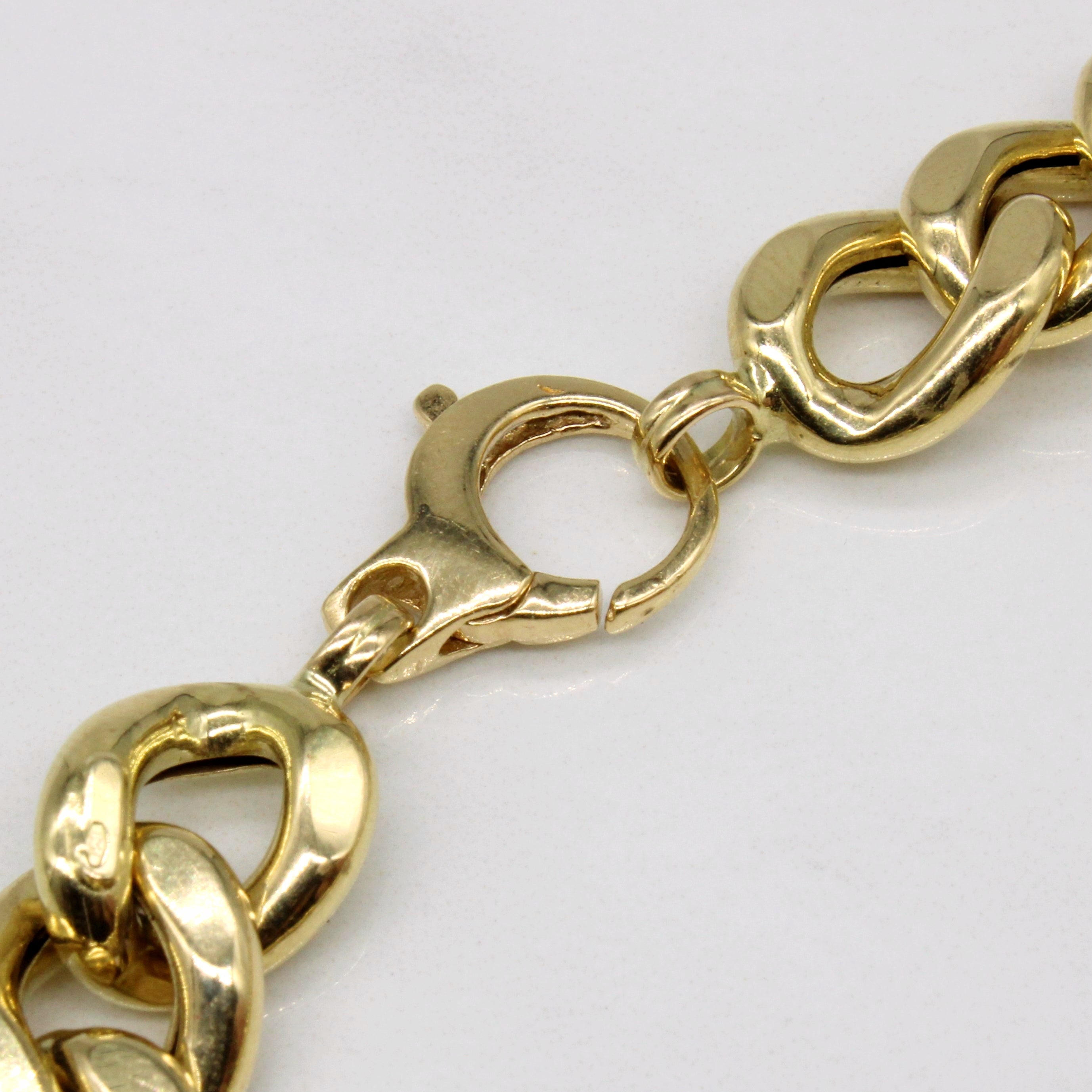 18k Yellow Gold Cuban Link Bracelet | 8" |