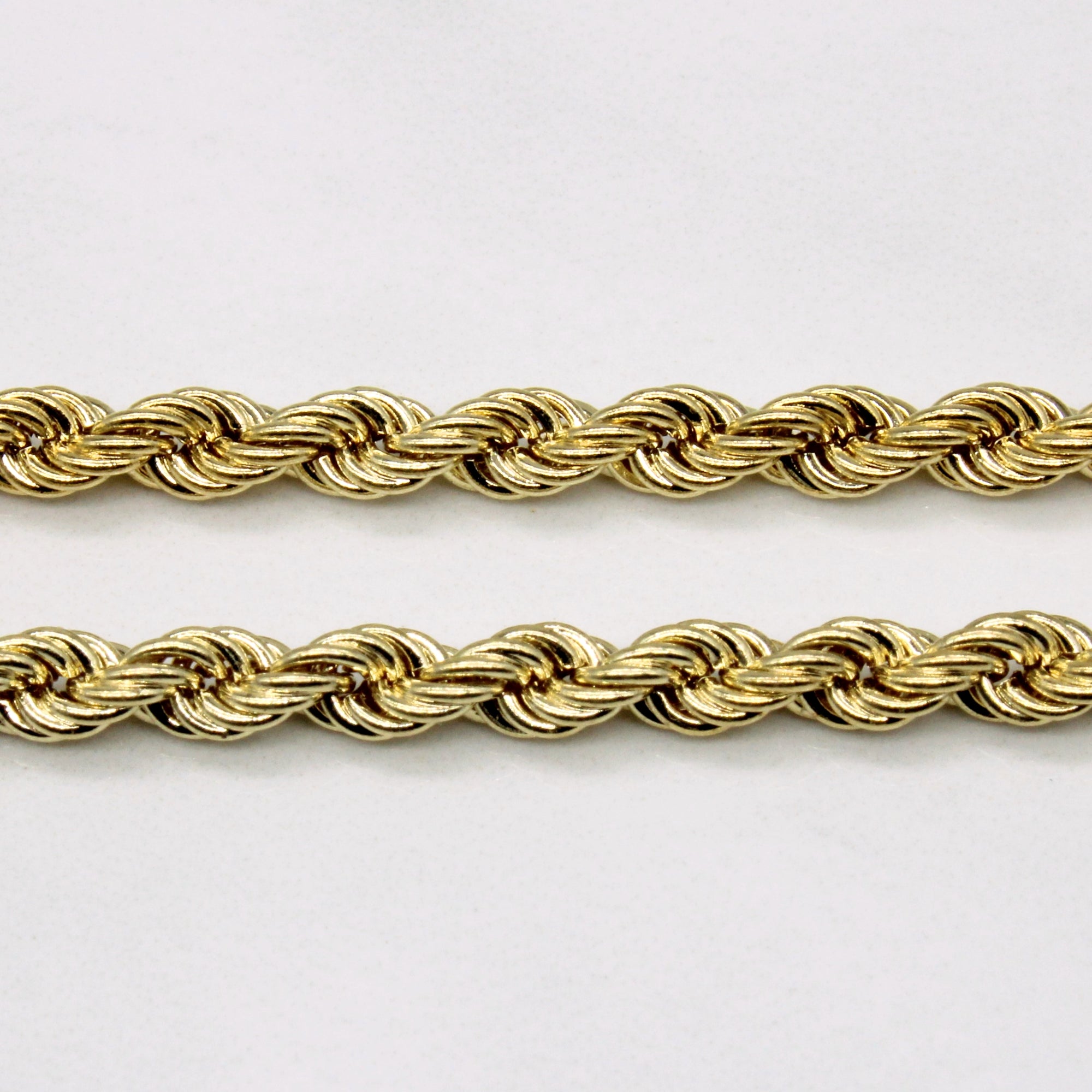 10k Yellow Gold Rope Chain | 30