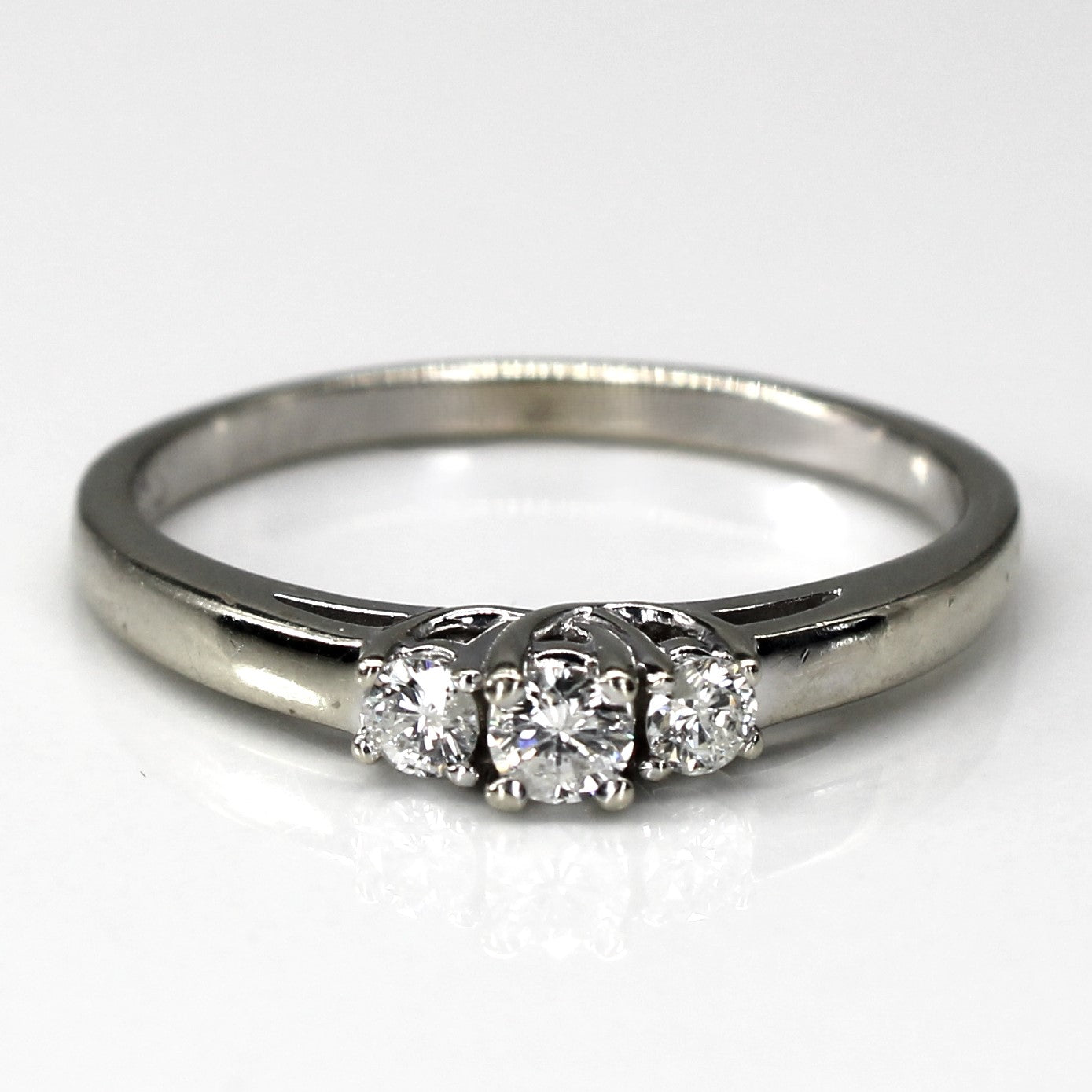 Three Stone Diamond Ring | 0.24ctw | SZ 9 |