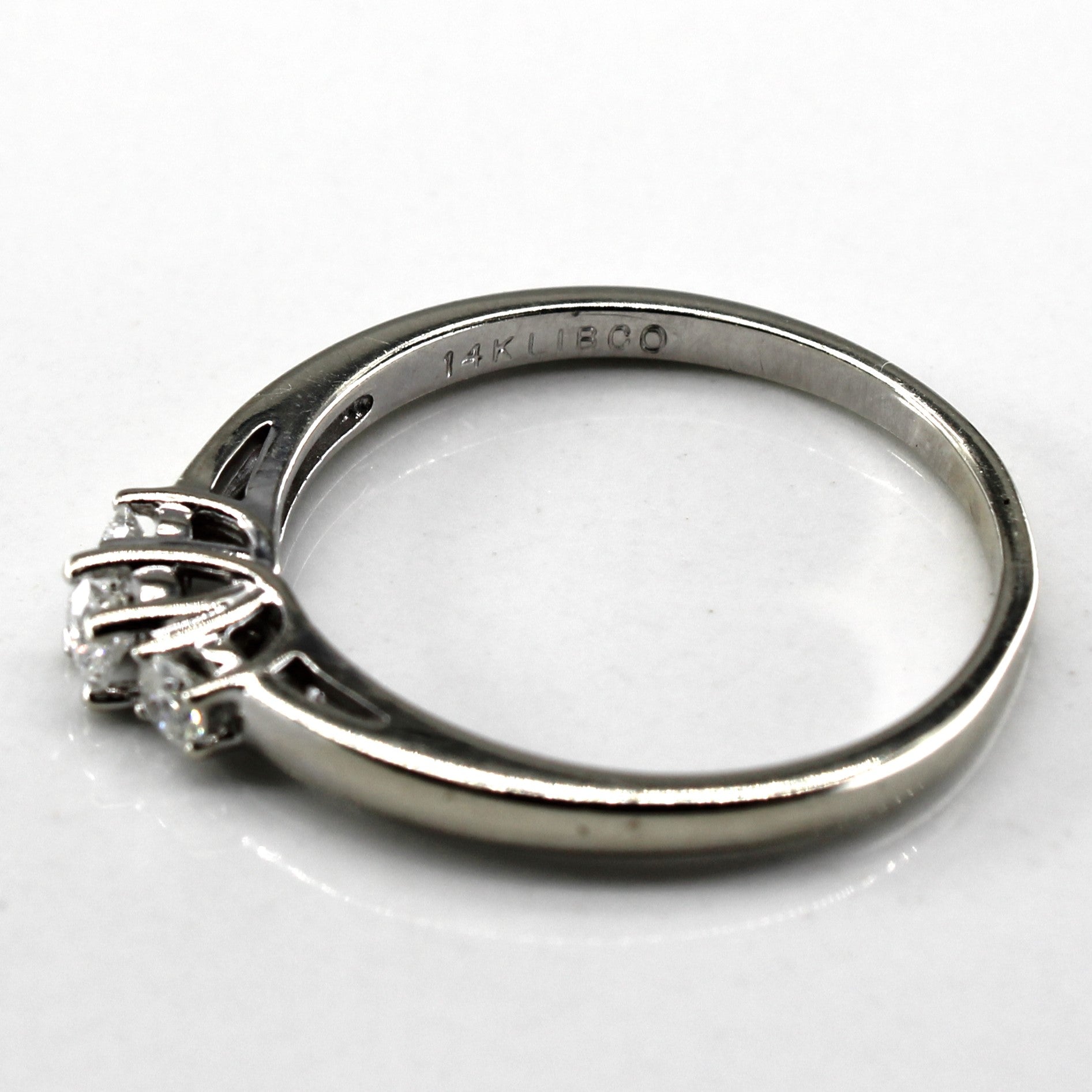 Three Stone Diamond Ring | 0.24ctw | SZ 9 |