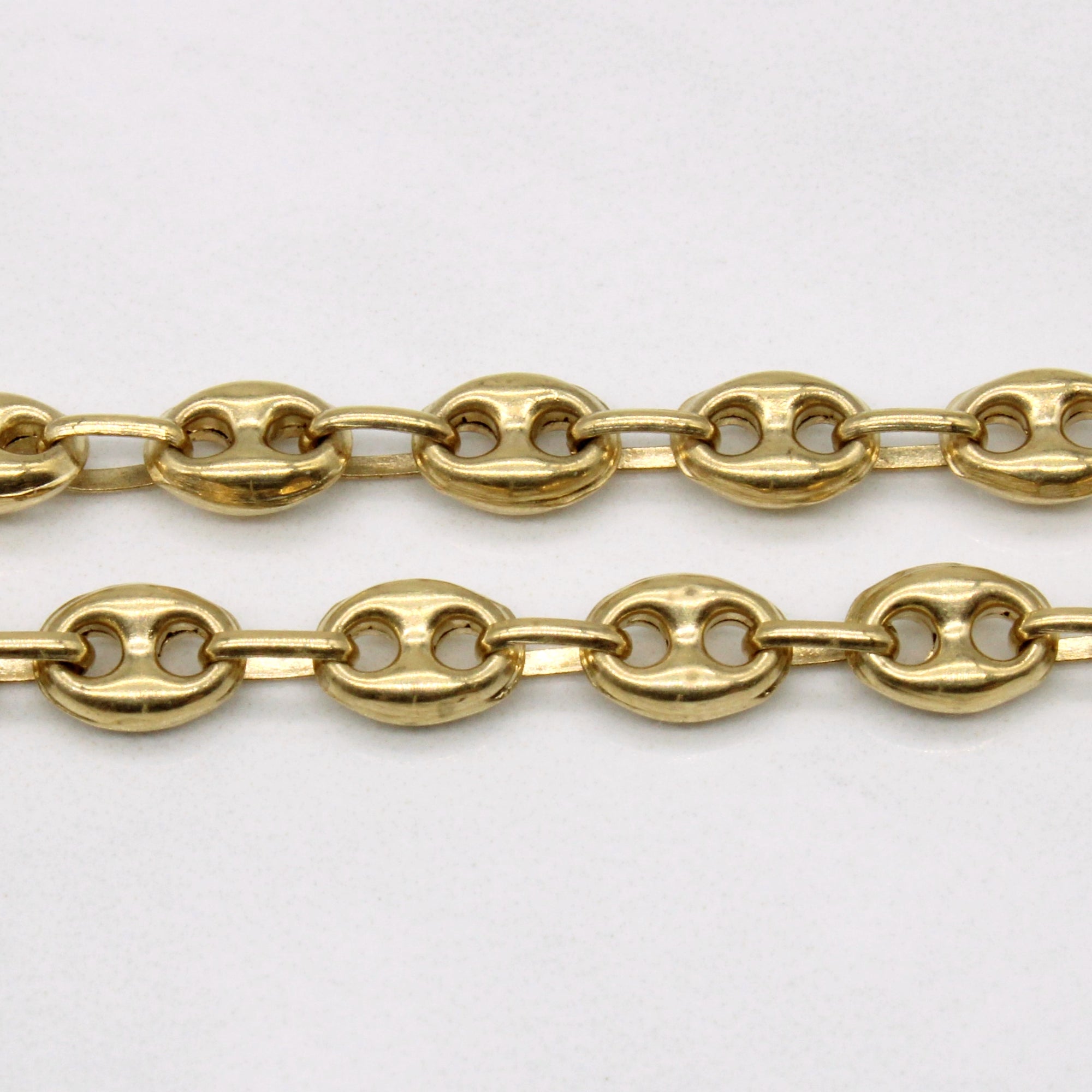 18k Yellow Gold Anchor Link Chain | 18