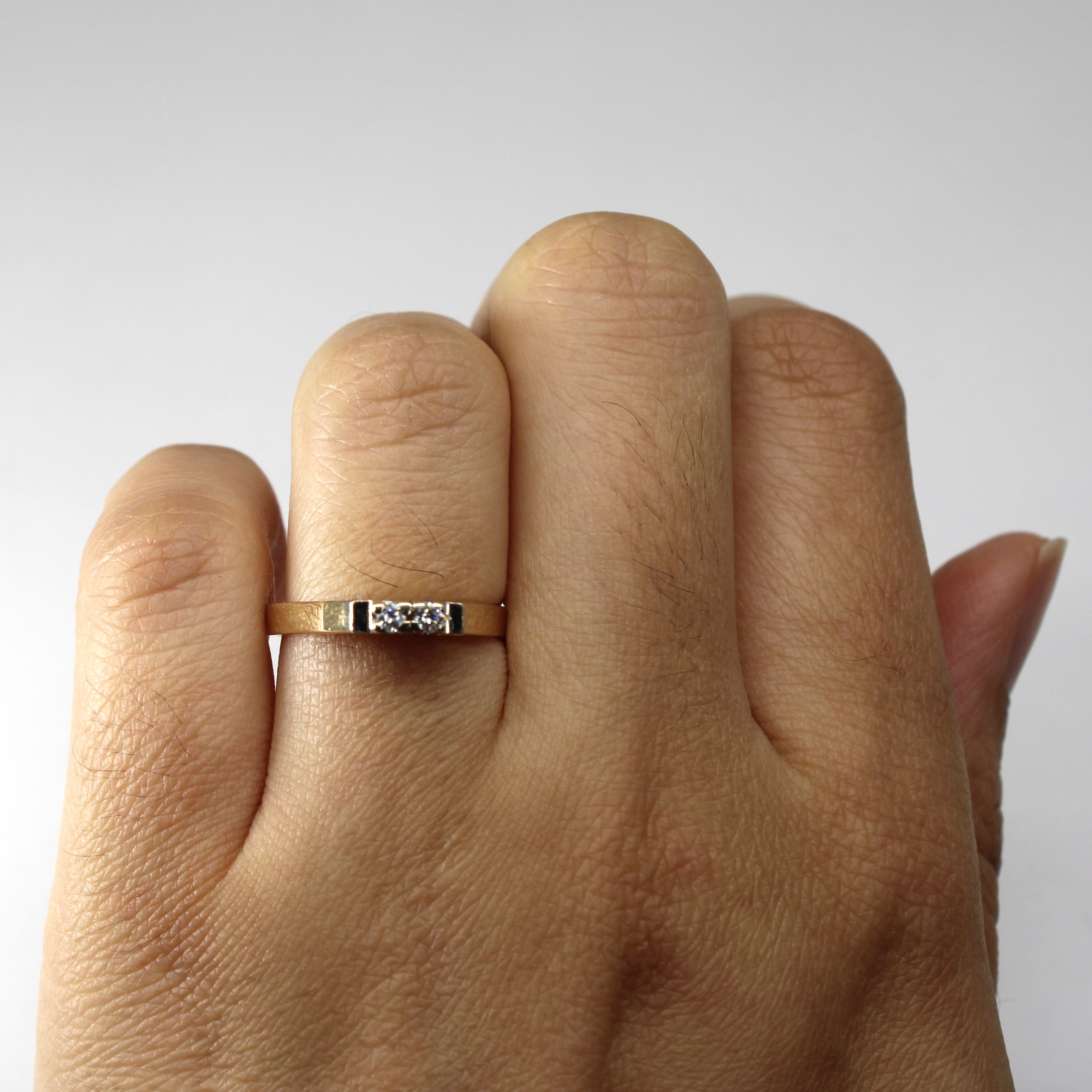 High Set Diamond Ring | 0.06ctw | SZ 6 |
