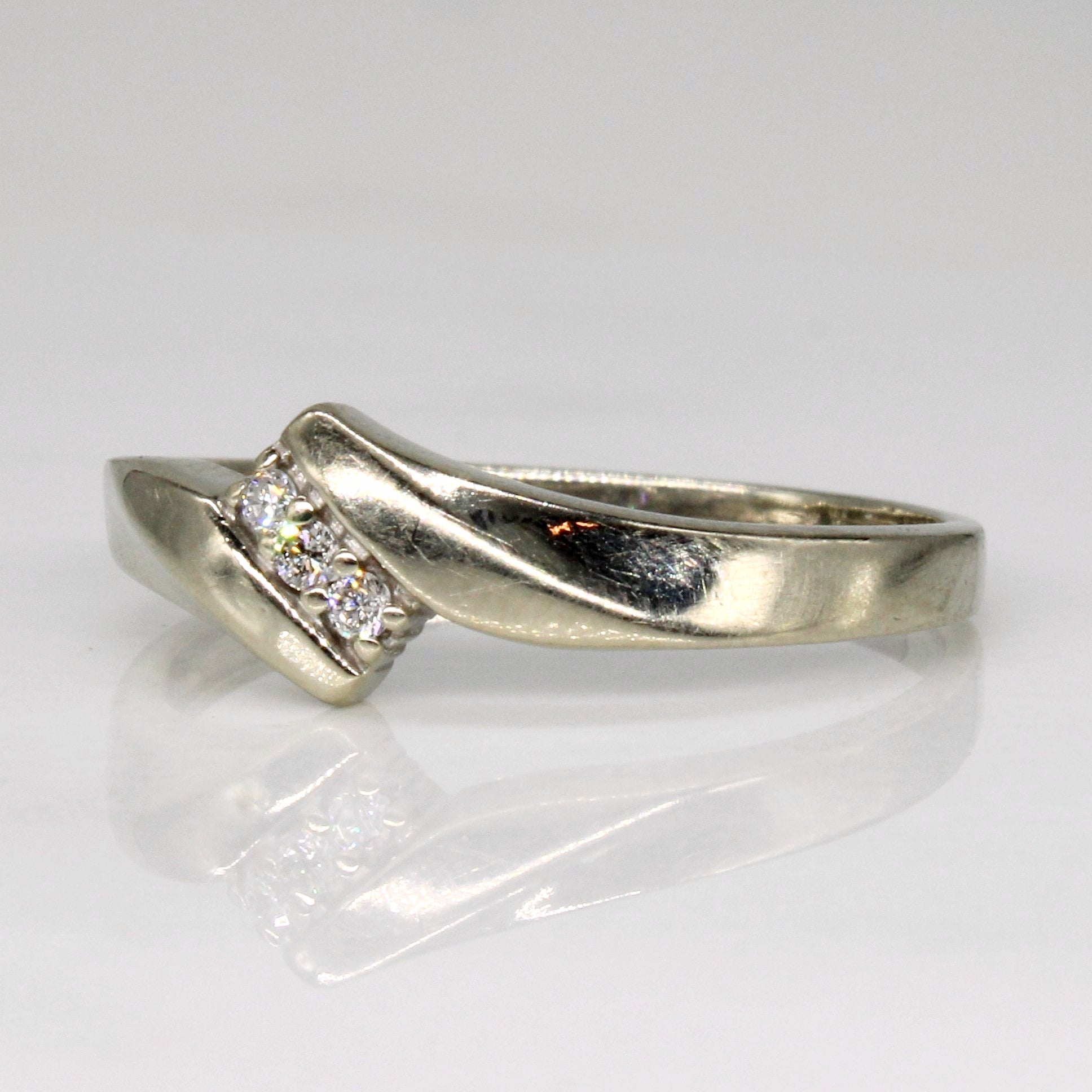 Diamond Waterfall Ring | 0.03ctw | SZ 7.25 |