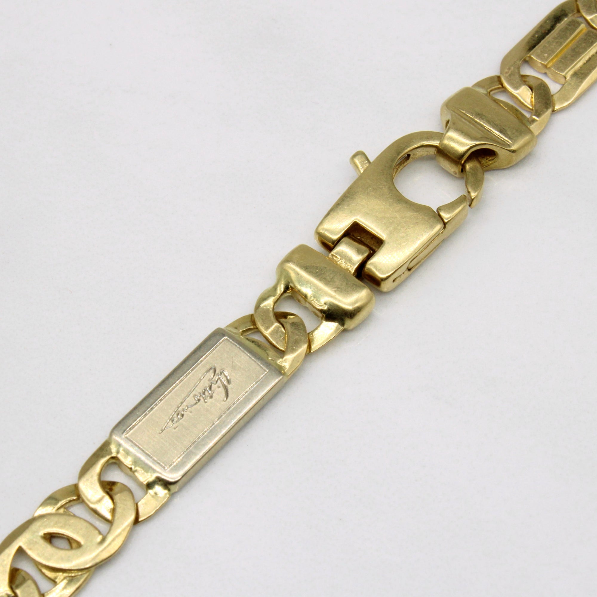 18k Yellow Gold Anchor Link Chain | 23