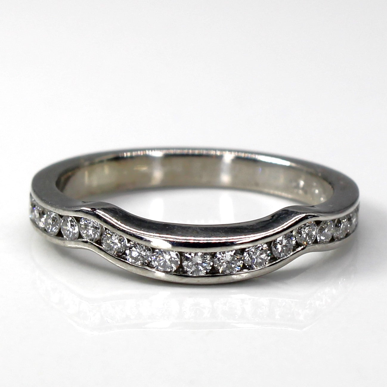 Channel Diamond Chevron Ring | 0.38ctw | SZ 6.25 |