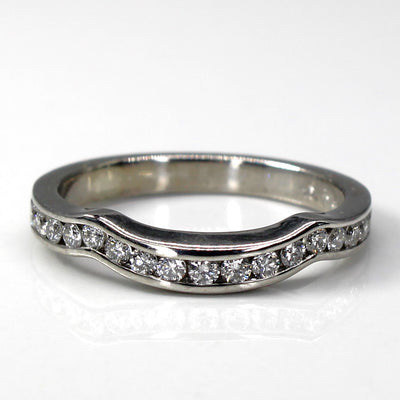 Channel Diamond Chevron Ring | 0.38ctw | SZ 6.25 |