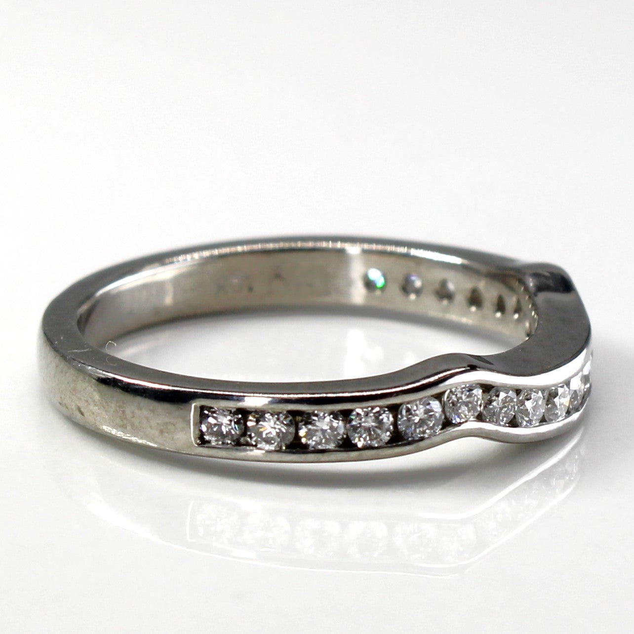Channel Diamond Chevron Ring | 0.38ctw | SZ 6.25 |