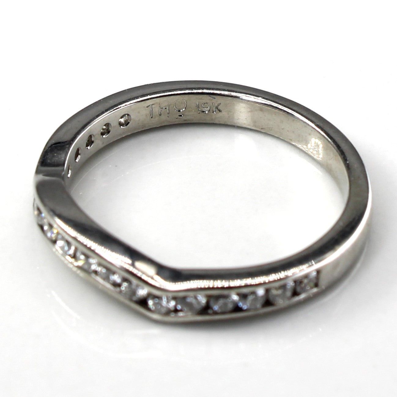 Channel Diamond Chevron Ring | 0.38ctw | SZ 6.25 |