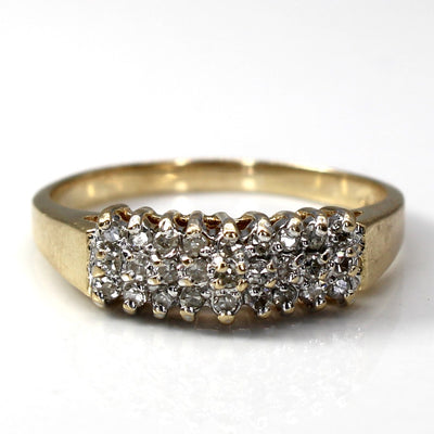 Cluster Set Diamond Ring | 0.16ctw | SZ 8.75 |