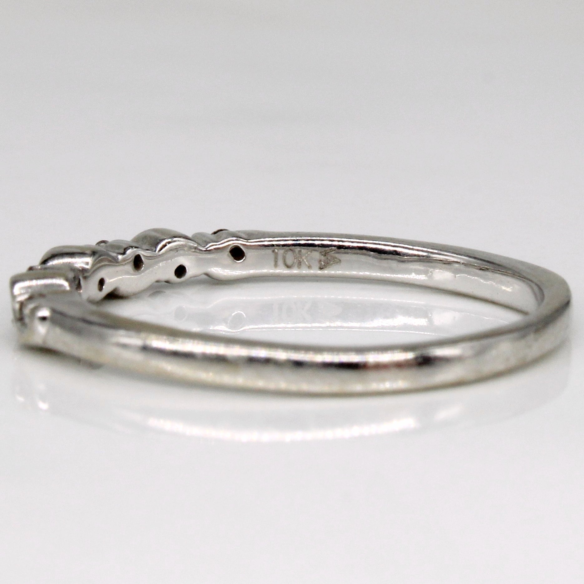 Bague en diamant | 0,04 ct | Taille 6,75 | 