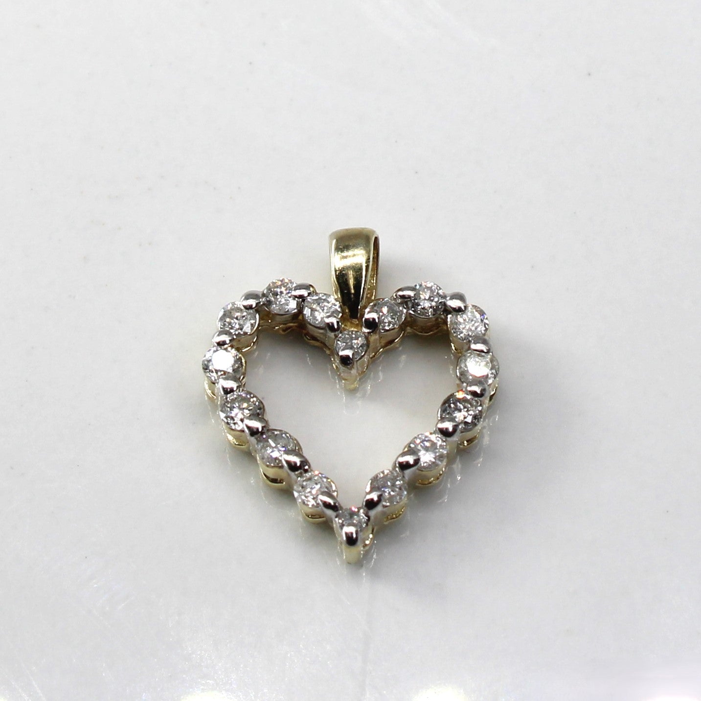 Diamond Heart Pendant | 0.22ctw |