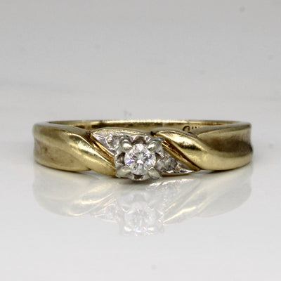 High Set Diamond Ring | 0.07ctw | SZ 6 |