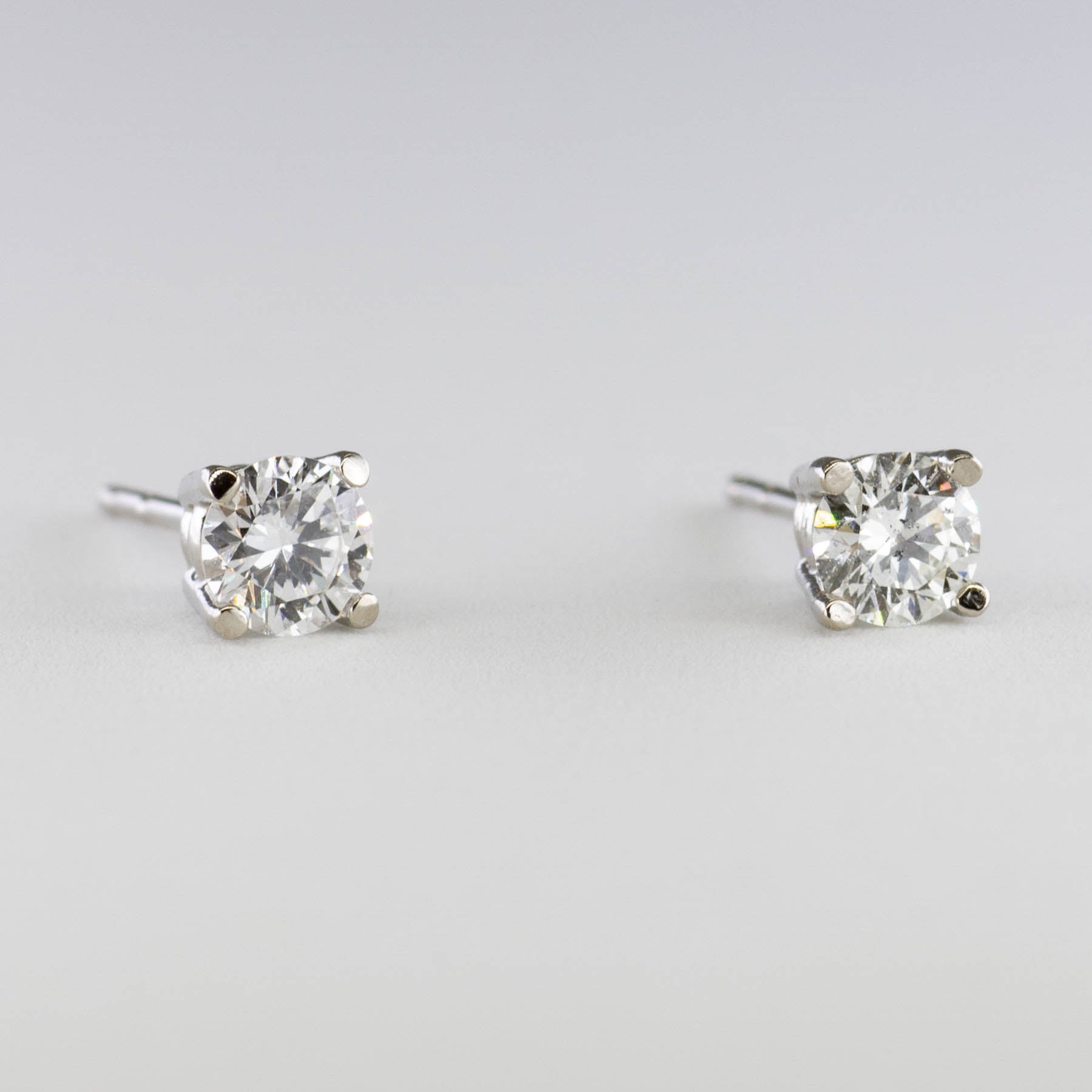 '100 Ways' White Gold Diamond Studs | 1/2 carat |