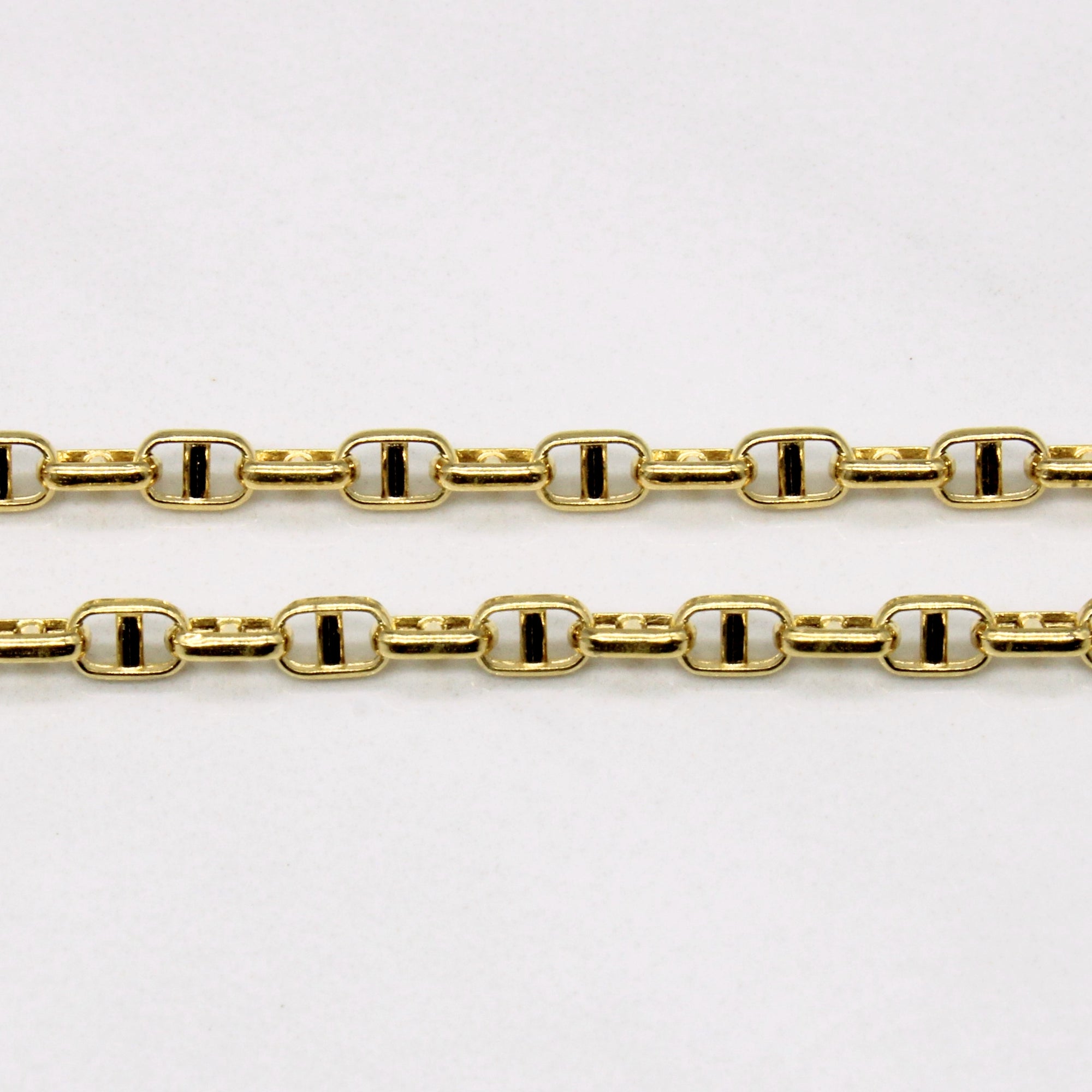 18k Yellow Gold Anchor Link Chain | 18