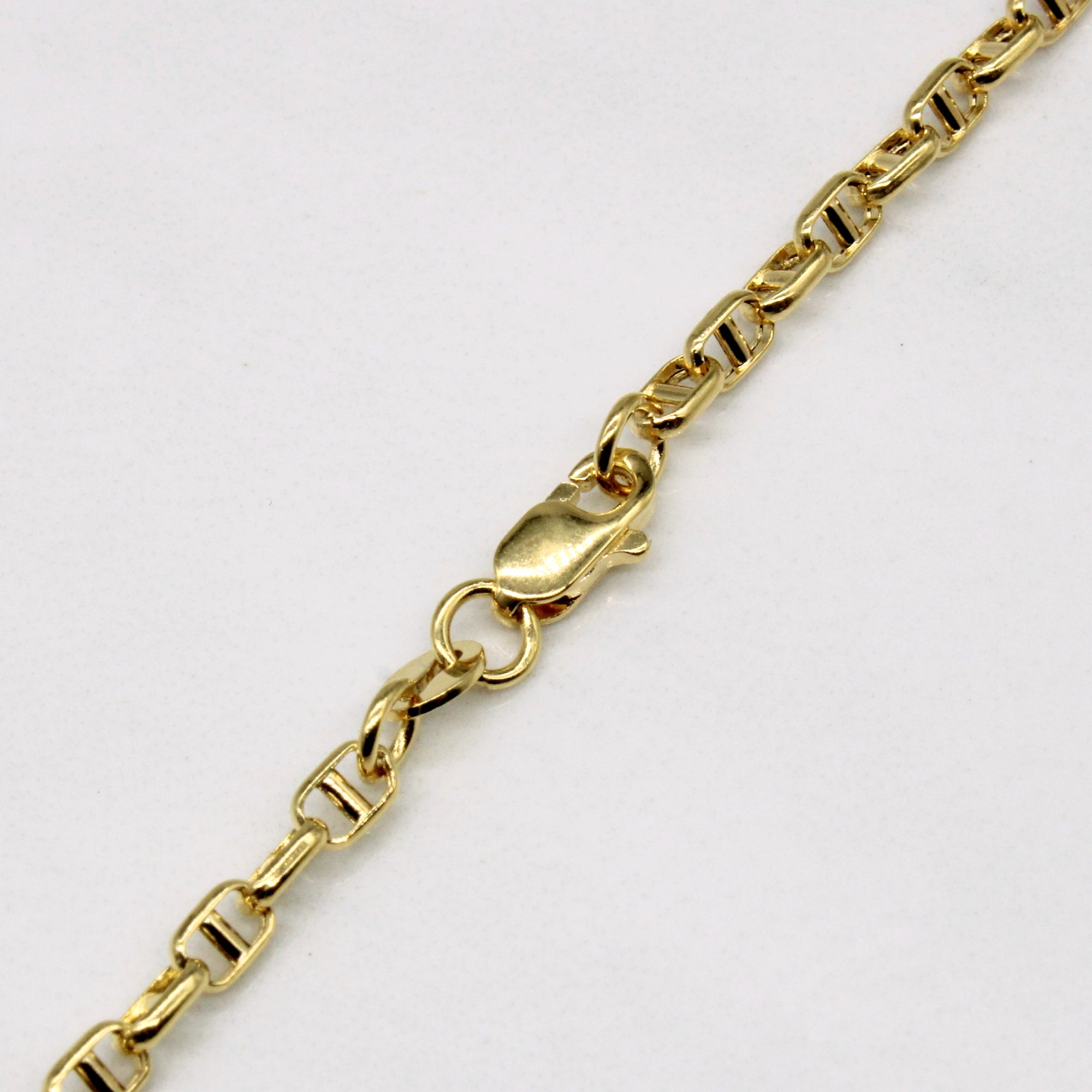 18k Yellow Gold Anchor Link Chain | 18