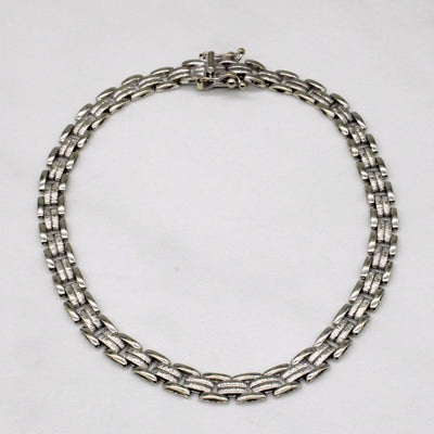 18k White Gold Bracelet | 8