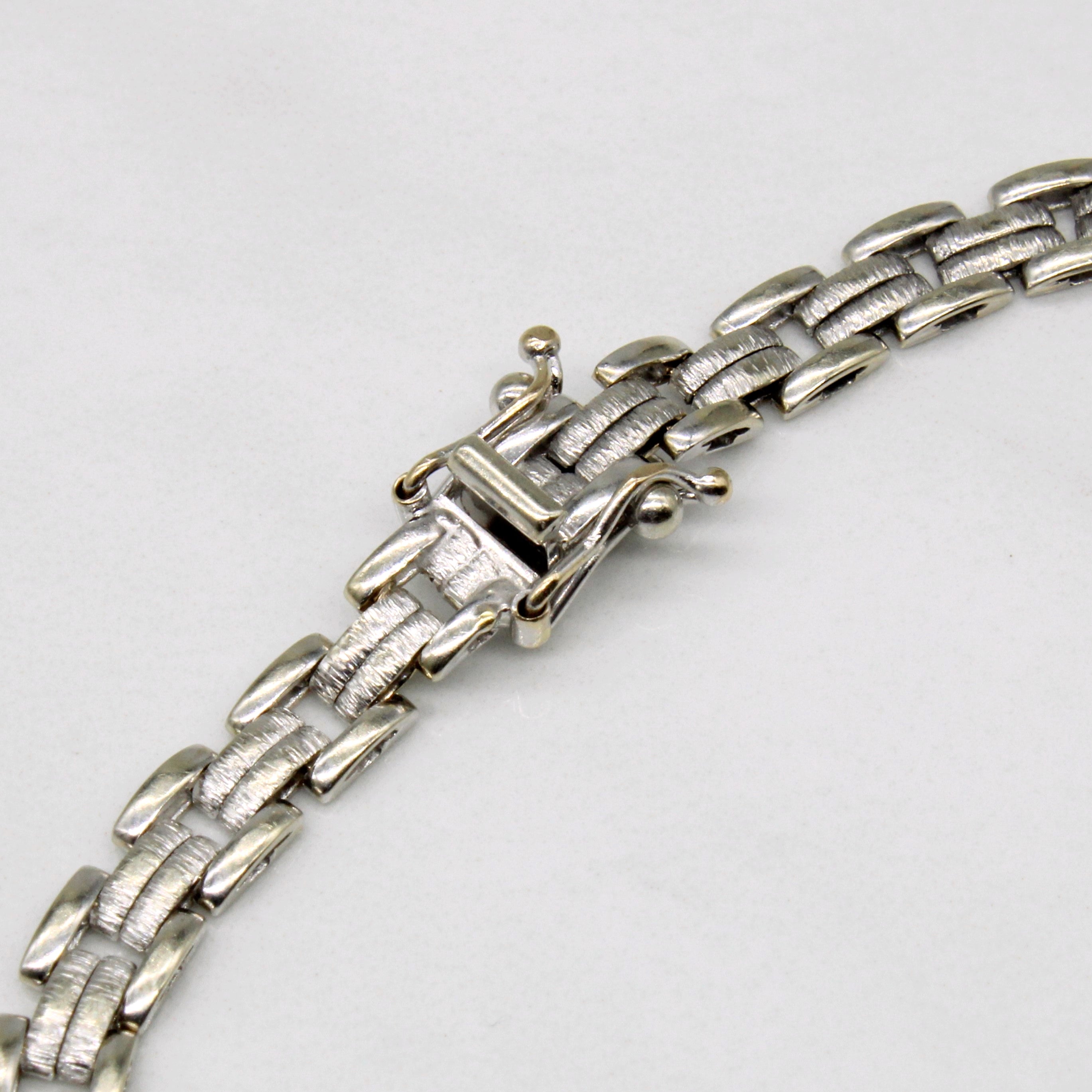 18k White Gold Bracelet | 8" |