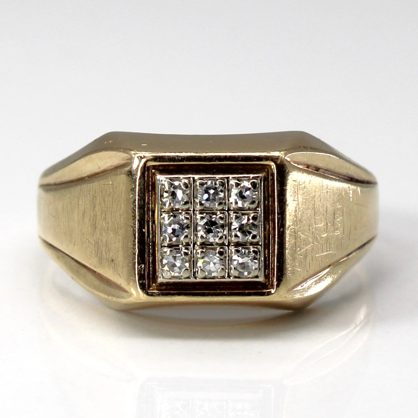 Cluster Set Diamond Ring | 0.09ctw | SZ 9.5 |