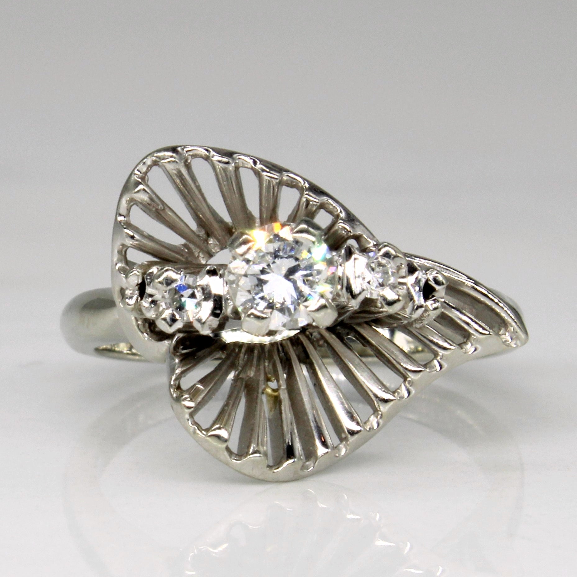 Ornate Diamond Ring | 0.27ctw | SZ 5.25 |
