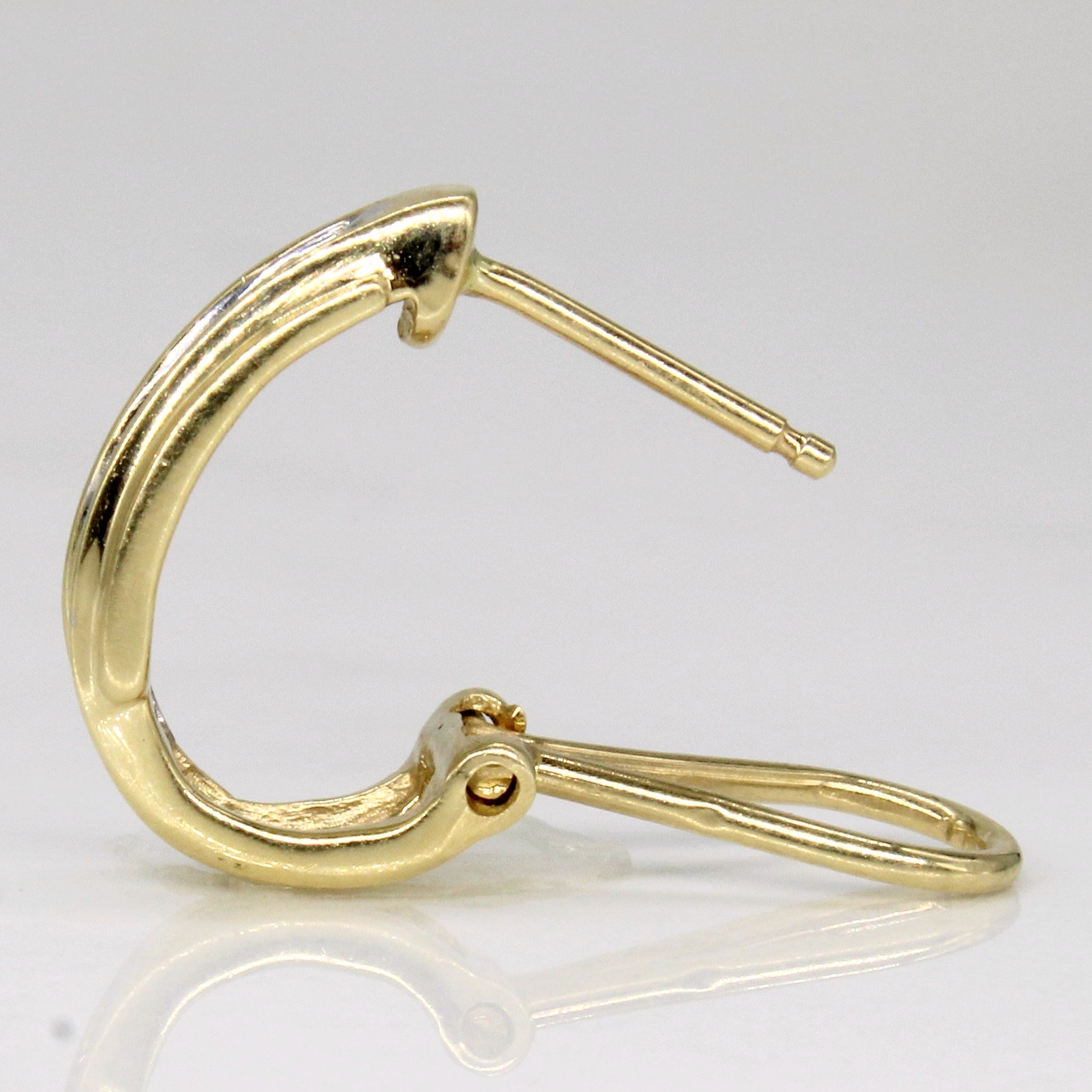 Channel Set Diamond Hoop 14k Earrings | 0.48ctw |