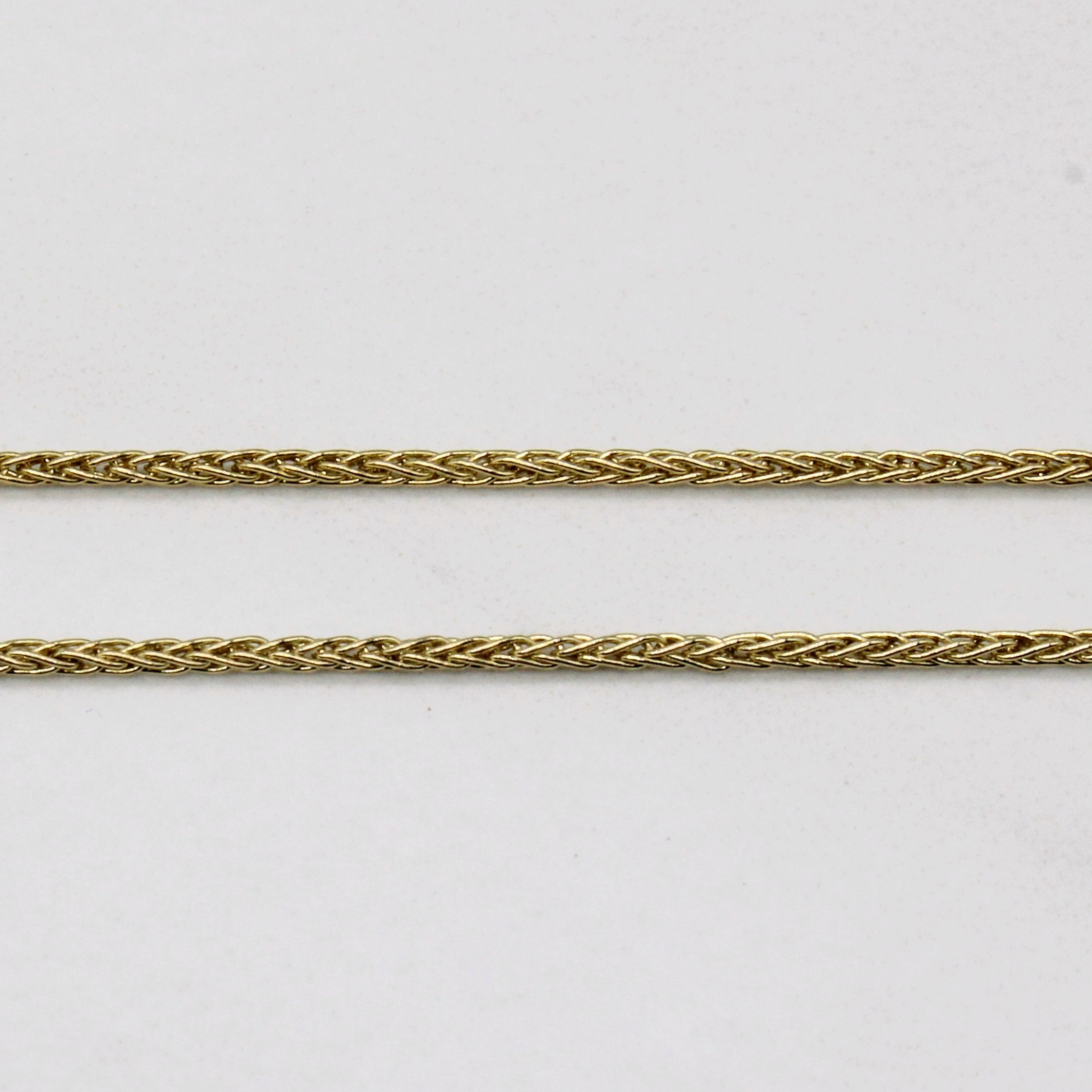 Diamond Three Stone Column Pendant & 14k Necklace | 0.94ctw | 22" |