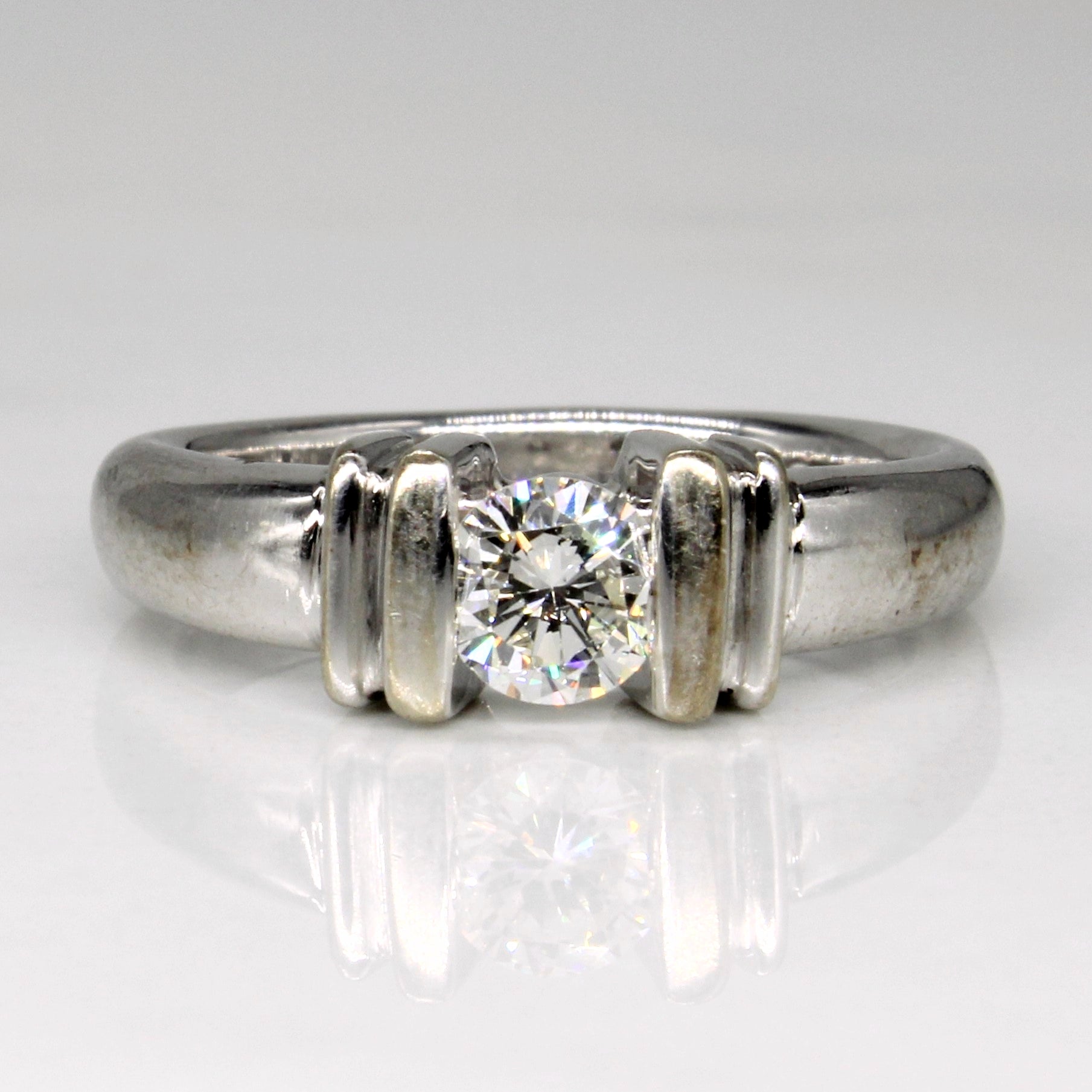 Tension Set Diamond Engagement Ring | 0.34ct | SZ 4.75 |