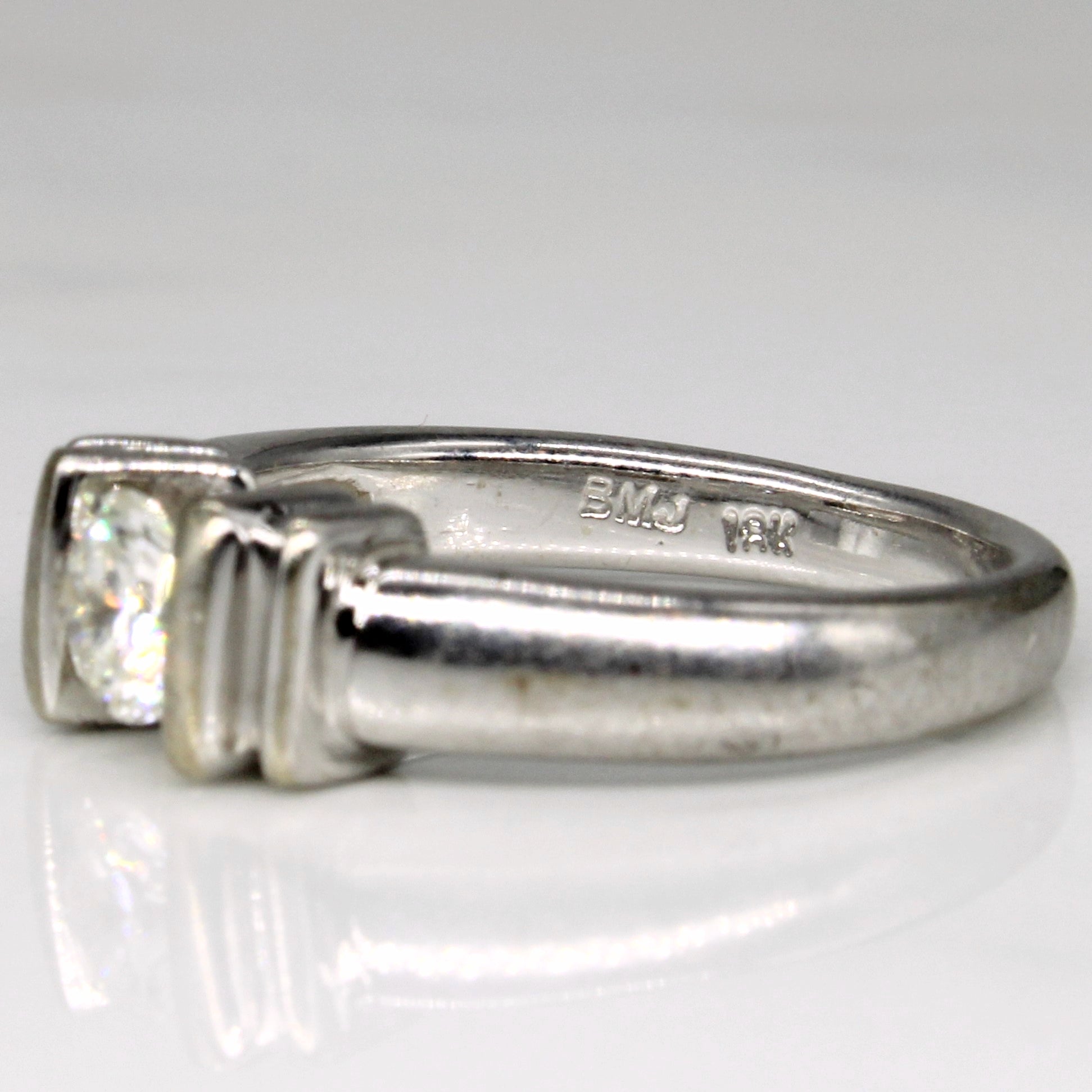 Tension Set Diamond Engagement Ring | 0.34ct | SZ 4.75 |
