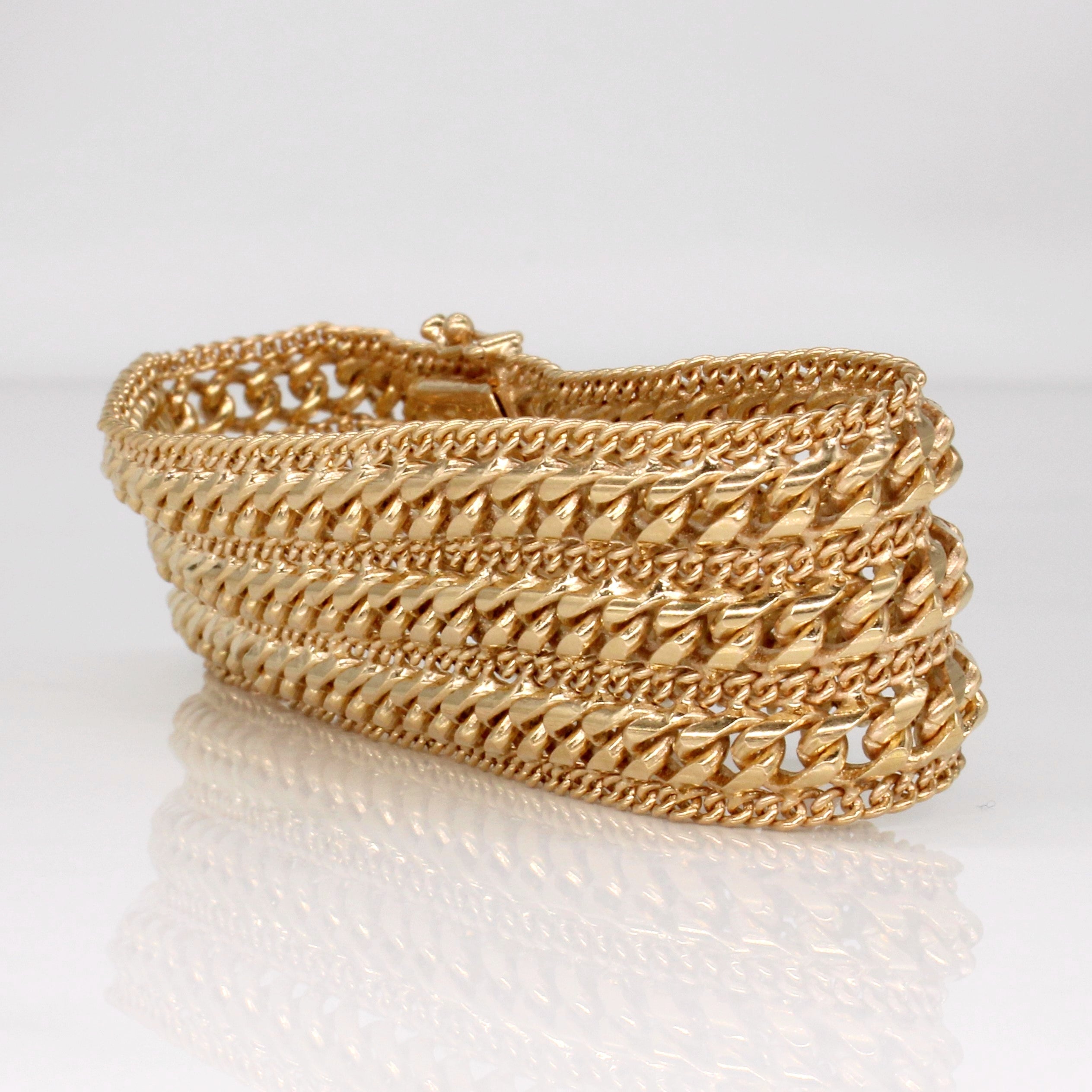 Bracelet en or jaune 18 carats | 18 cm | 