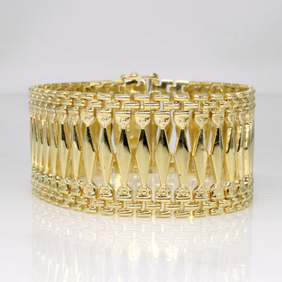 14k Yellow Gold Bracelet | 7