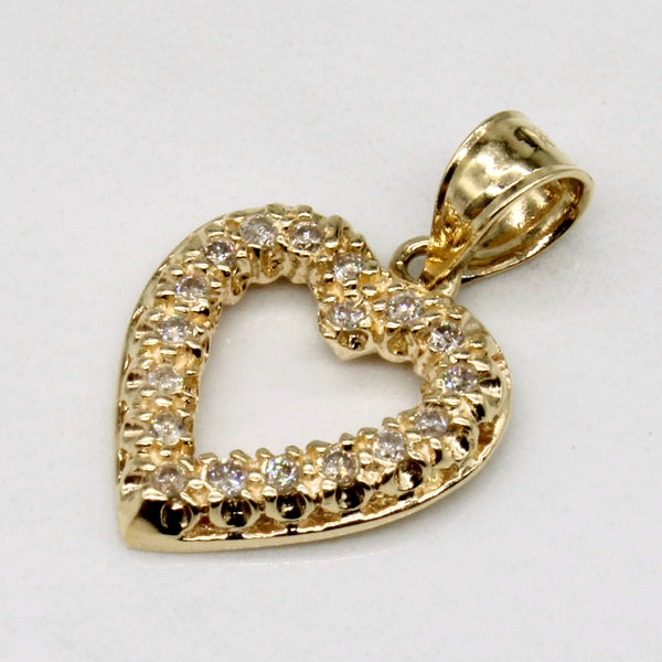 Diamond Heart 14k Pendant | 0.09ctw |