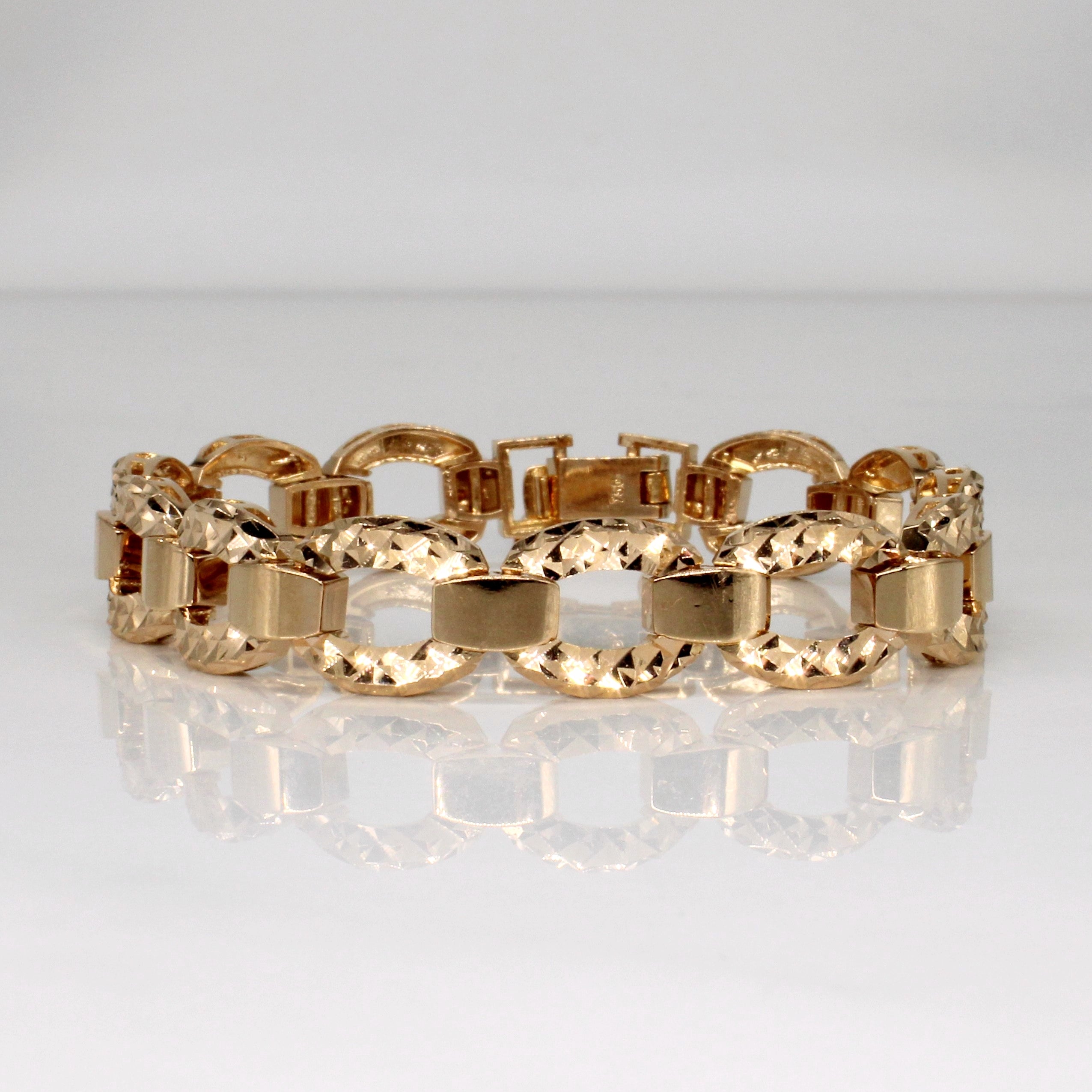 Bracelet en or jaune 18 carats | 18 cm | 