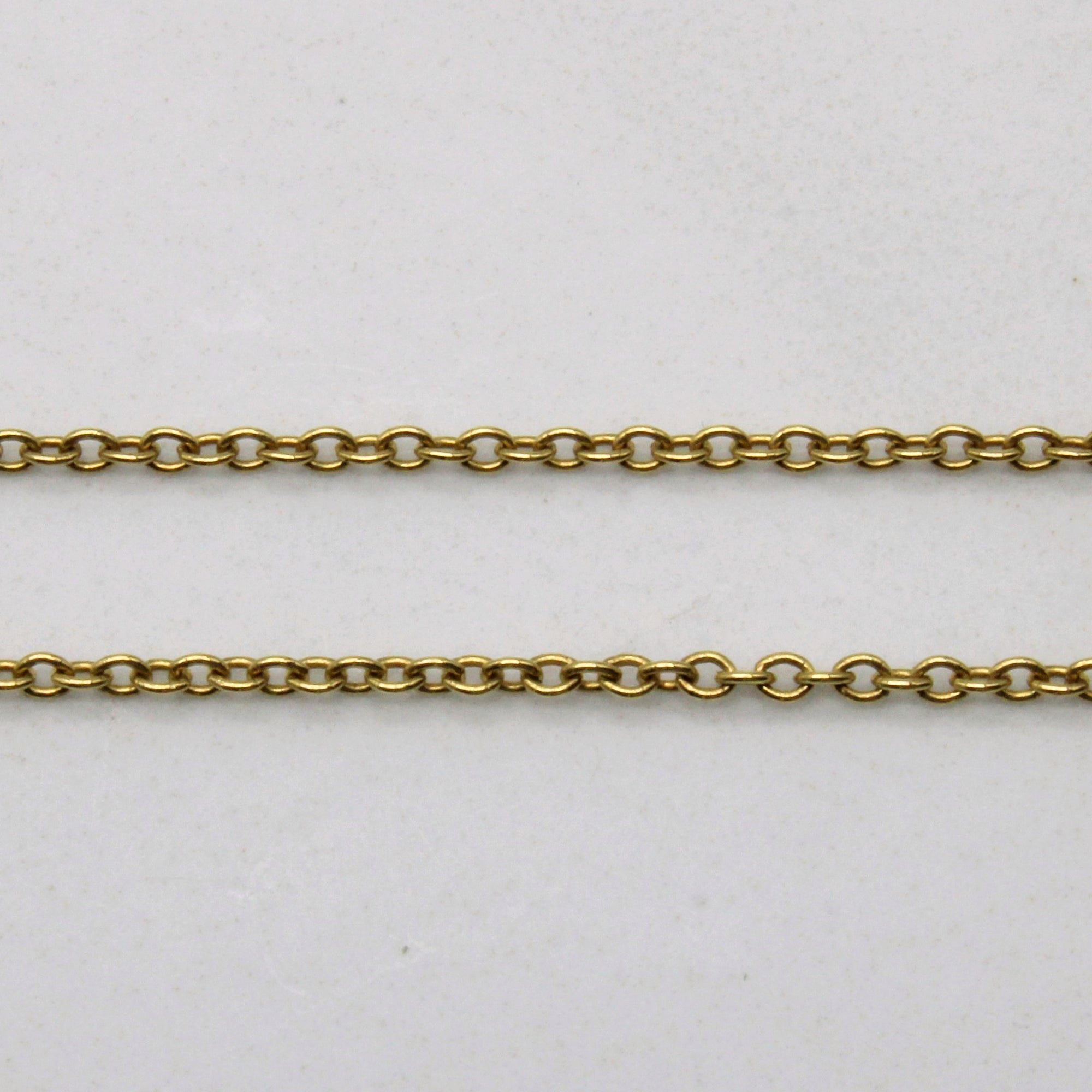 'Tiffany & Co' Infinity Pendant Necklace in 18k Gold | 16