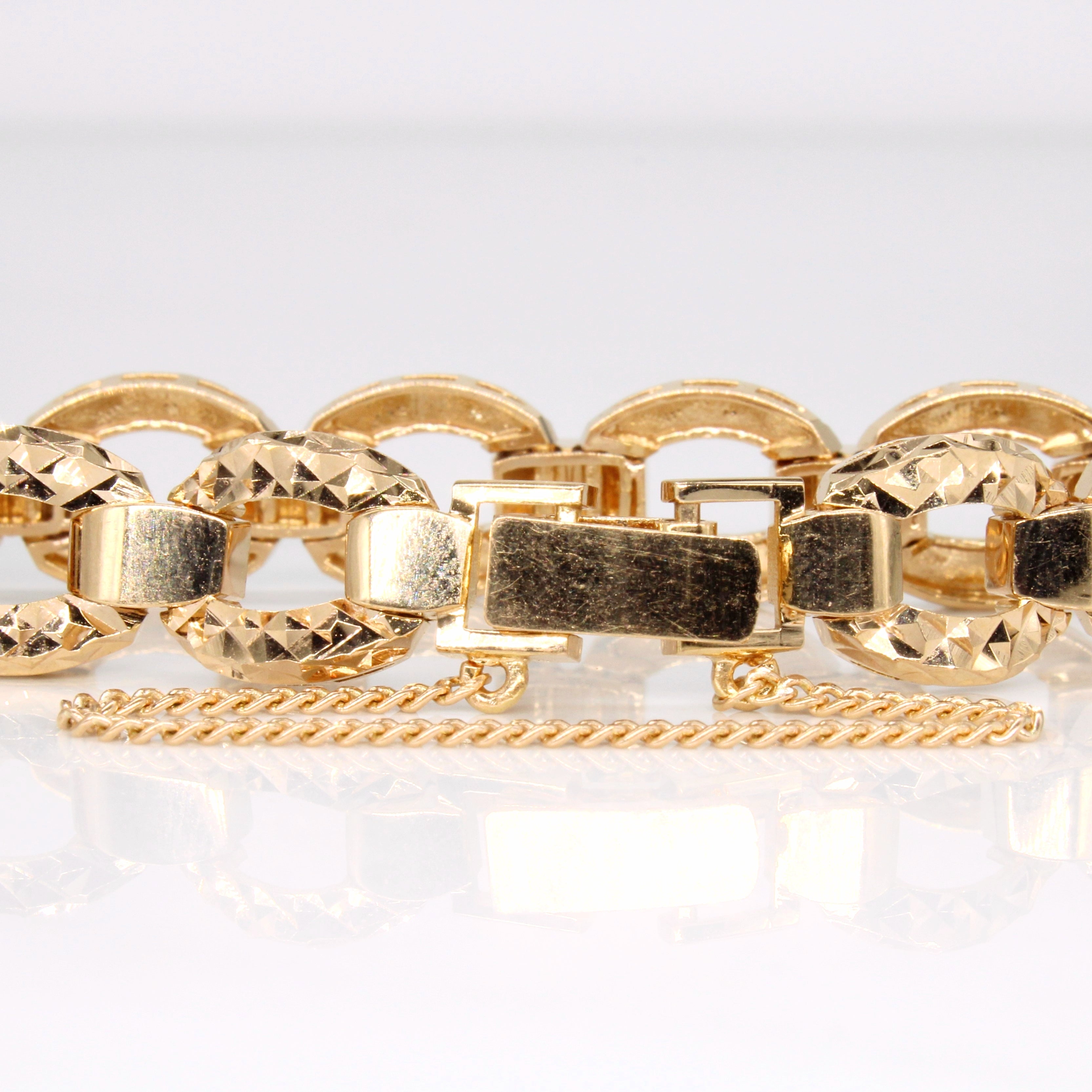 Bracelet en or jaune 18 carats | 18 cm | 