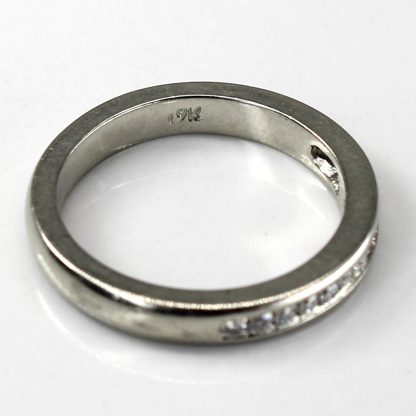 Channel Set Diamond Band | 0.15ctw | SZ 4.75 |