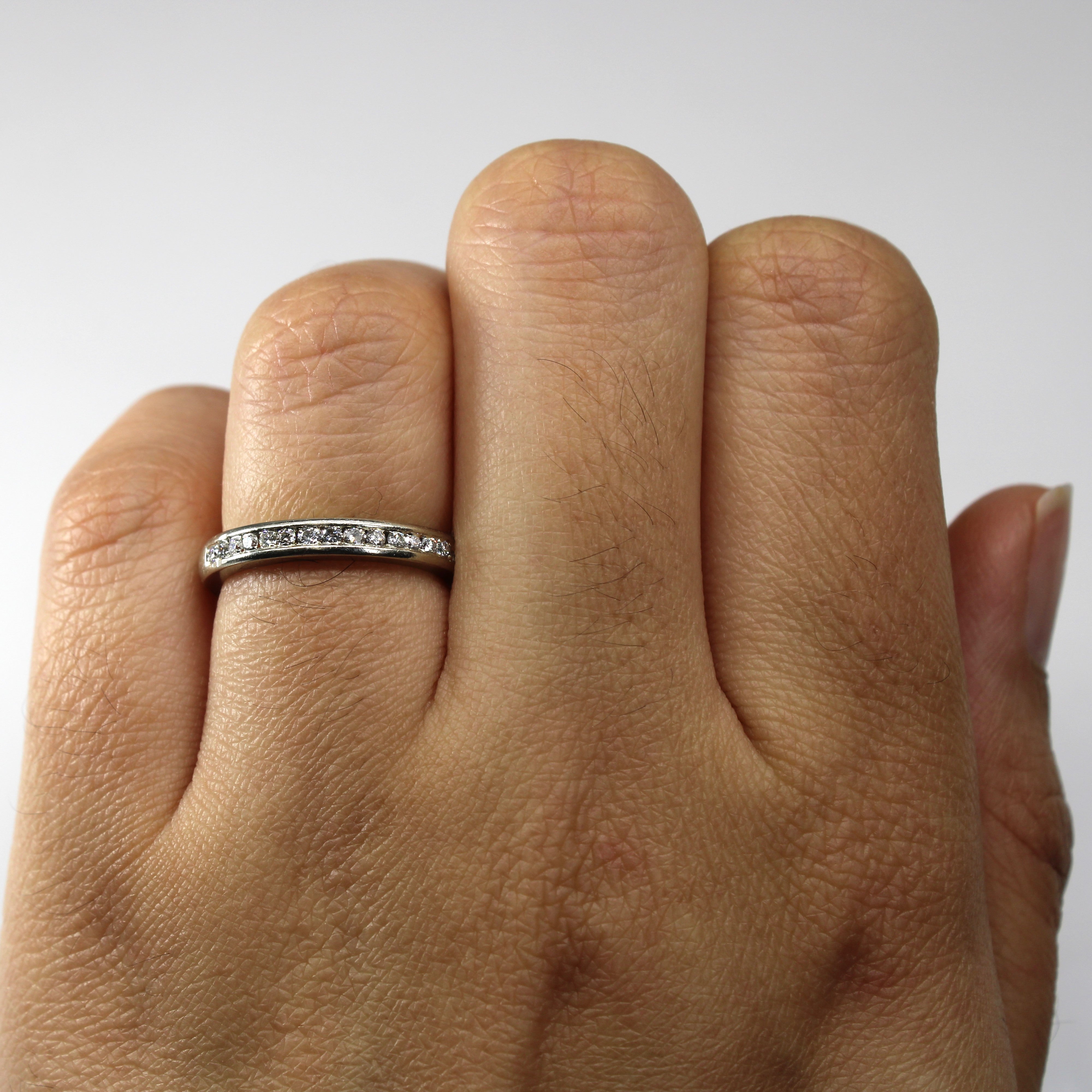 Channel Set Diamond Band | 0.15ctw | SZ 4.75 |