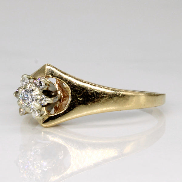 High Set Diamond Ring | 0.15ctw | SZ 8.5 |