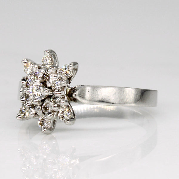 Diamond Cocktail Ring | 0.25ctw | SZ 6.25 |