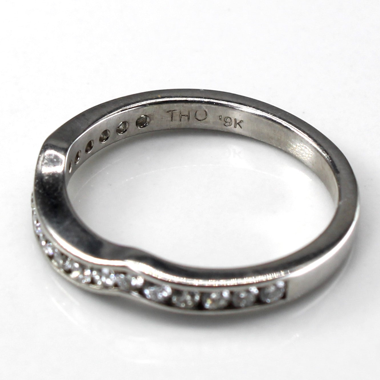 Channel Set Diamond Chevron Ring | 0.38ctw | SZ 6.5 |