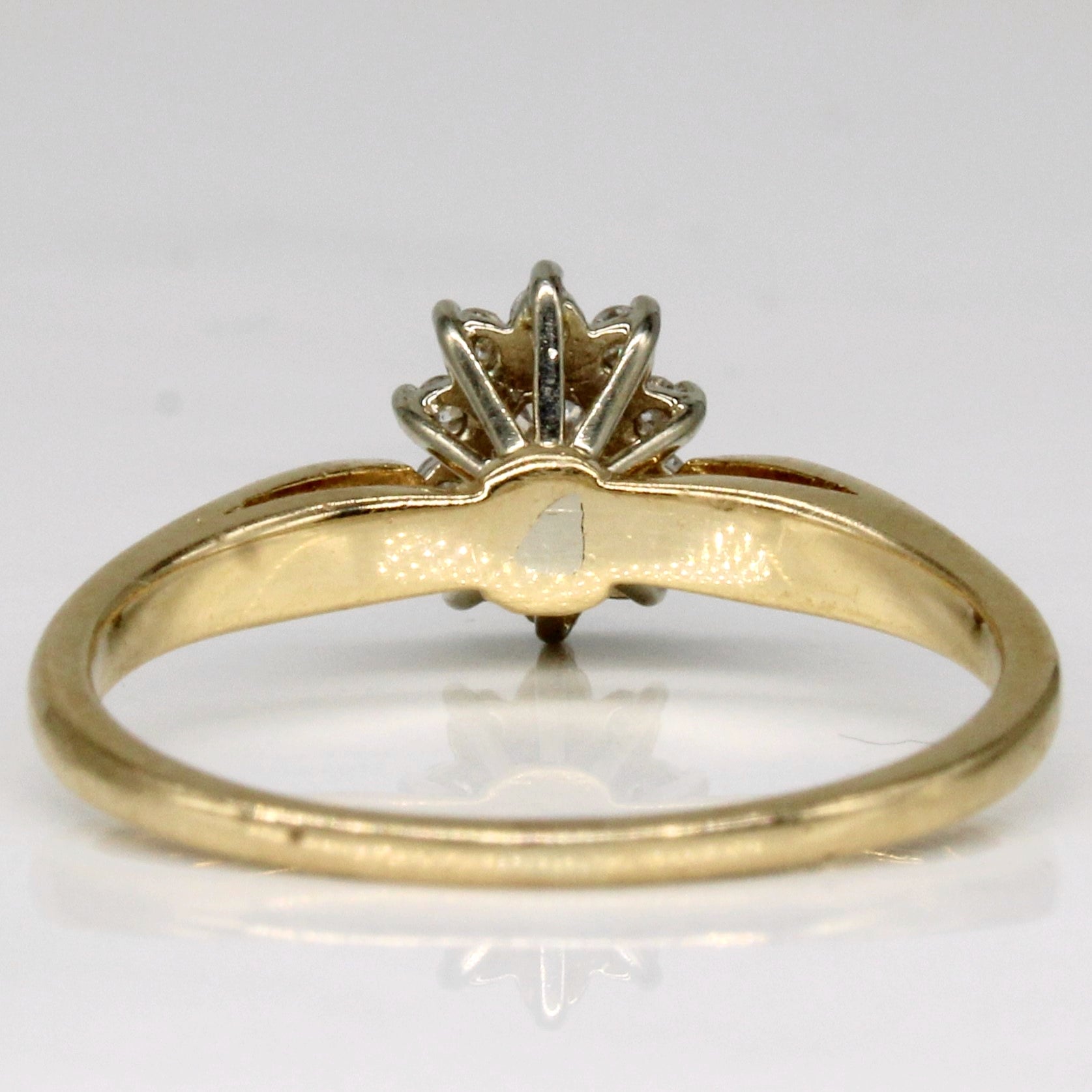 Oval Cut Diamond Engagement Ring | 0.27ctw | SZ 6.75 |