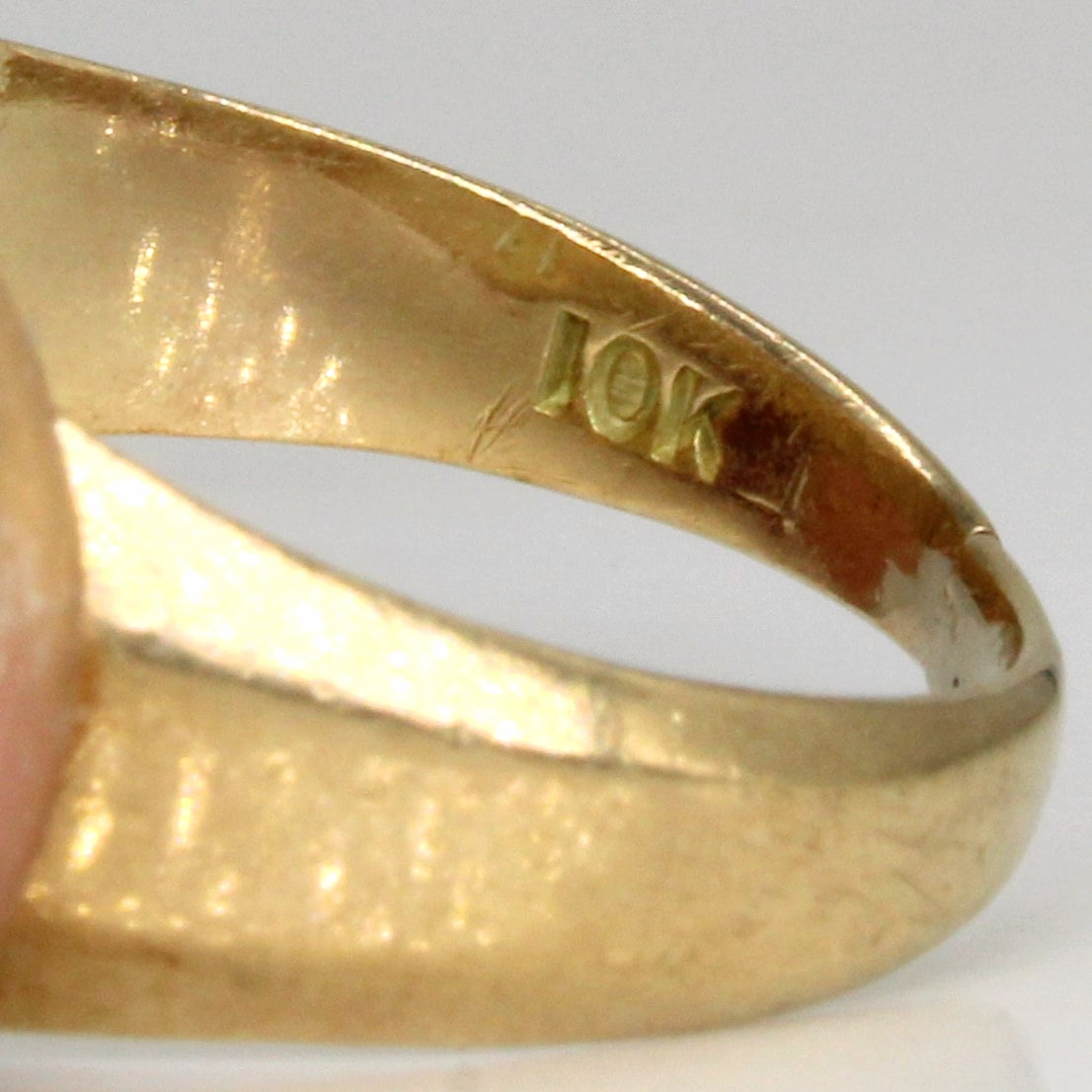 10k Yellow Gold Initial Ring | SZ 7 |