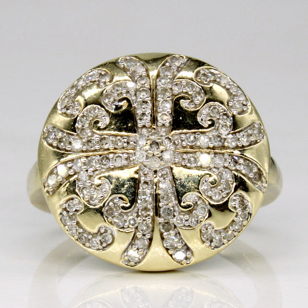 Diamond Cocktail Ring | 0.50ctw | SZ 6.75 |