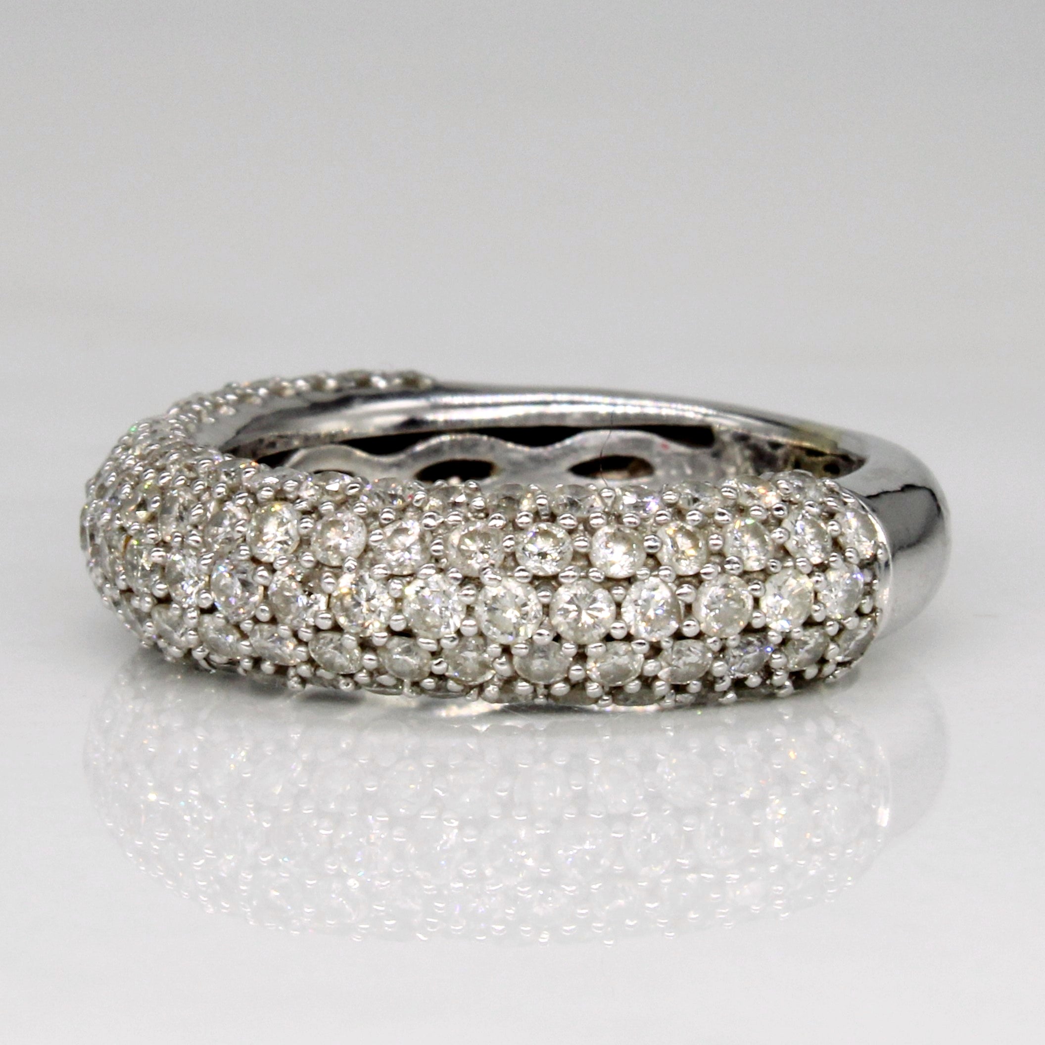 Pave Set Diamond Ring | 2.34ctw | SZ 5.5 |