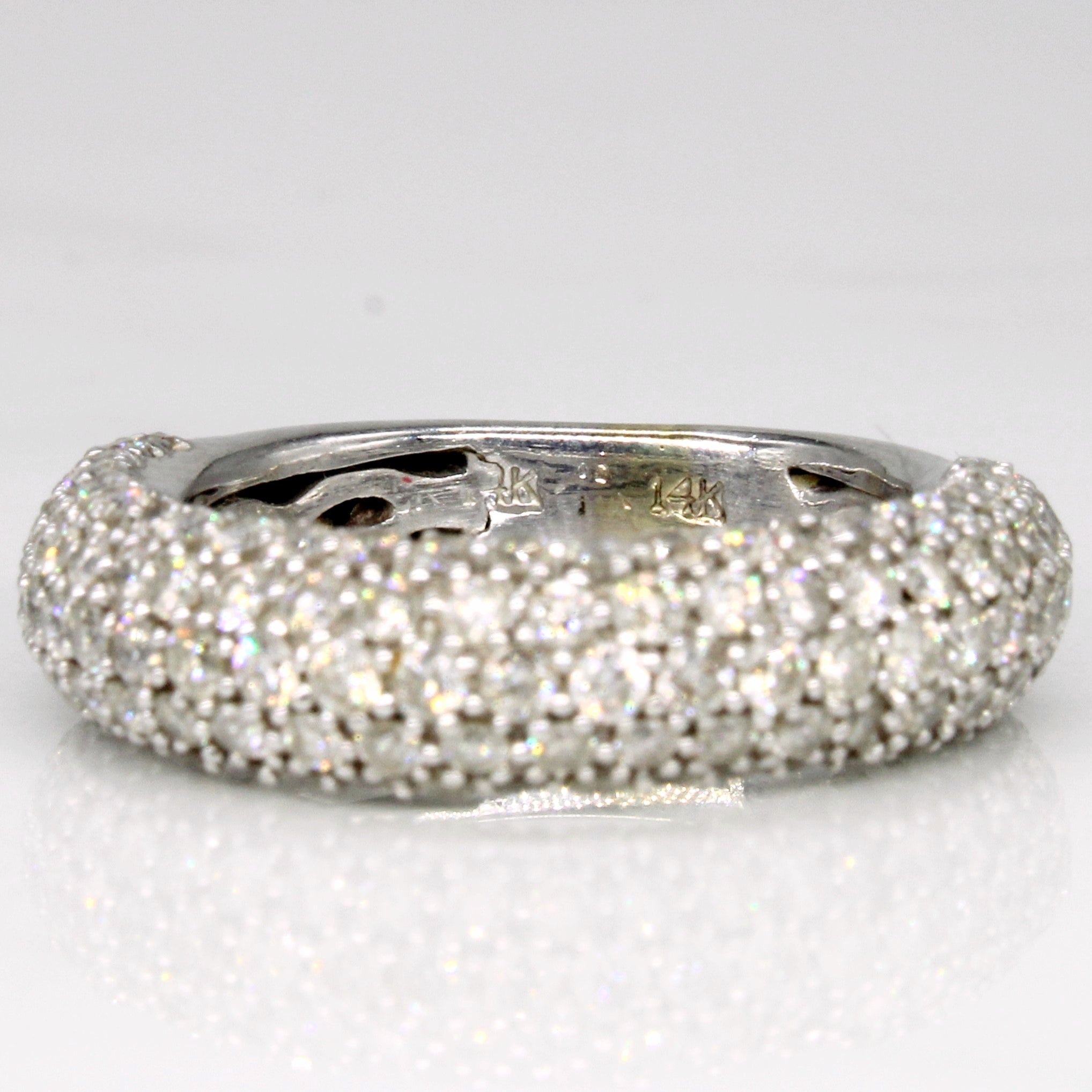 Pave Set Diamond Ring | 2.34ctw | SZ 5.5 |