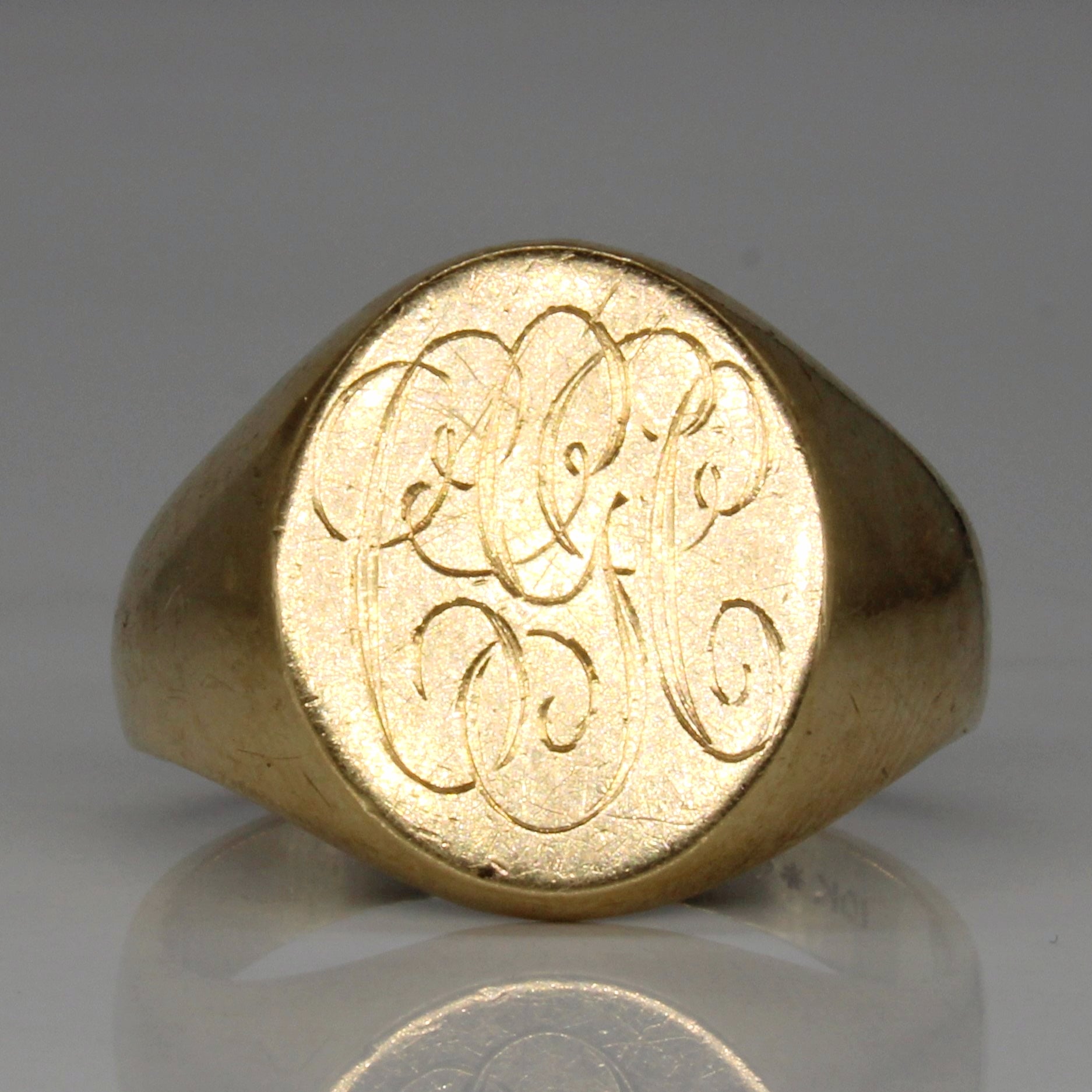 10k Yellow Gold Initial Ring | SZ 9.25 |