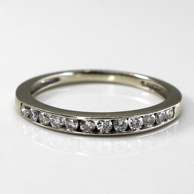 Channel Set Diamond Wedding Band | 0.24ctw | SZ 6.25 |