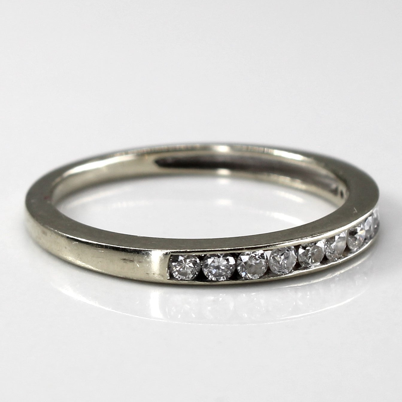 Channel Set Diamond Wedding Band | 0.24ctw | SZ 6.25 |