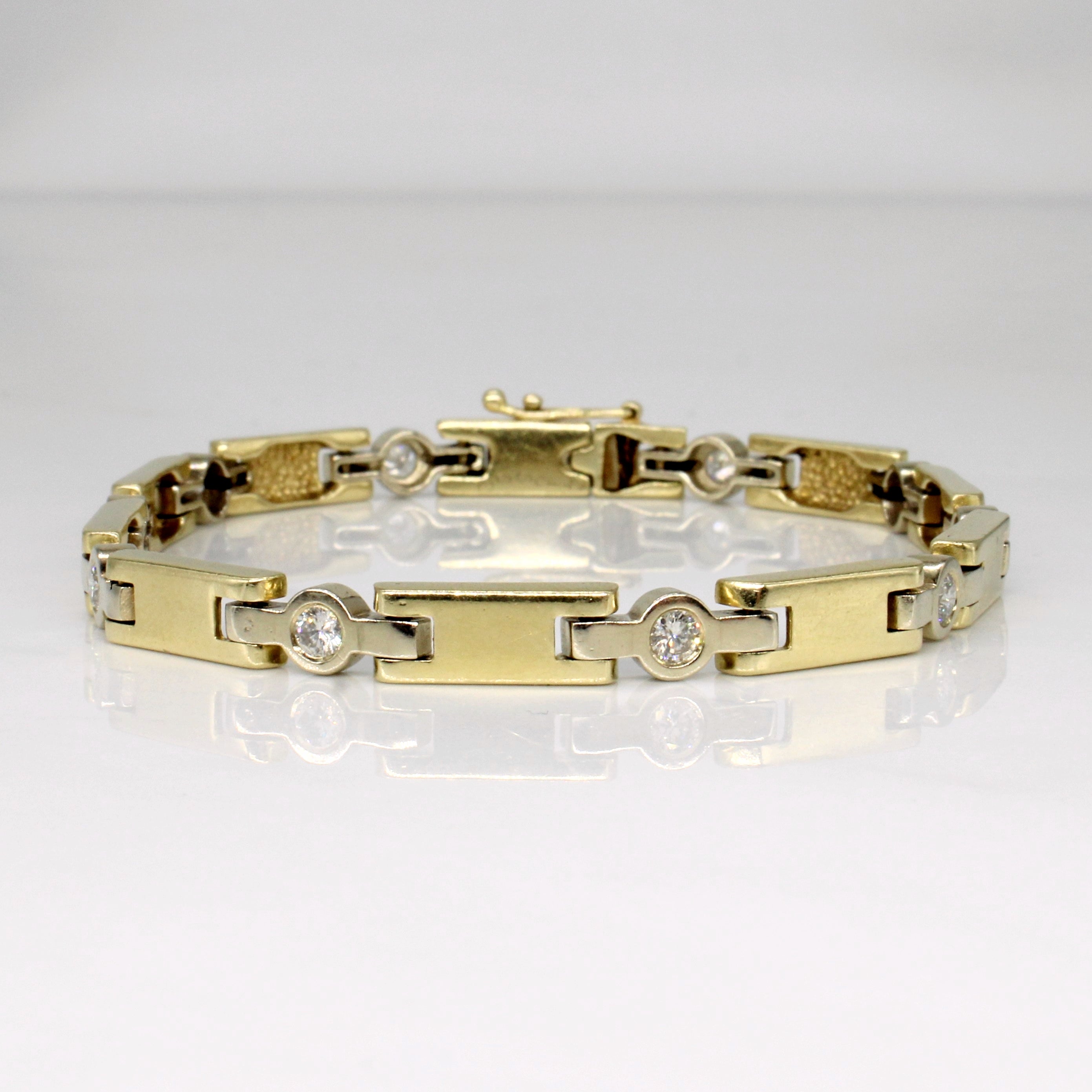 Illusion Set Diamond Bracelet | 0.83ctw | 7.5" |