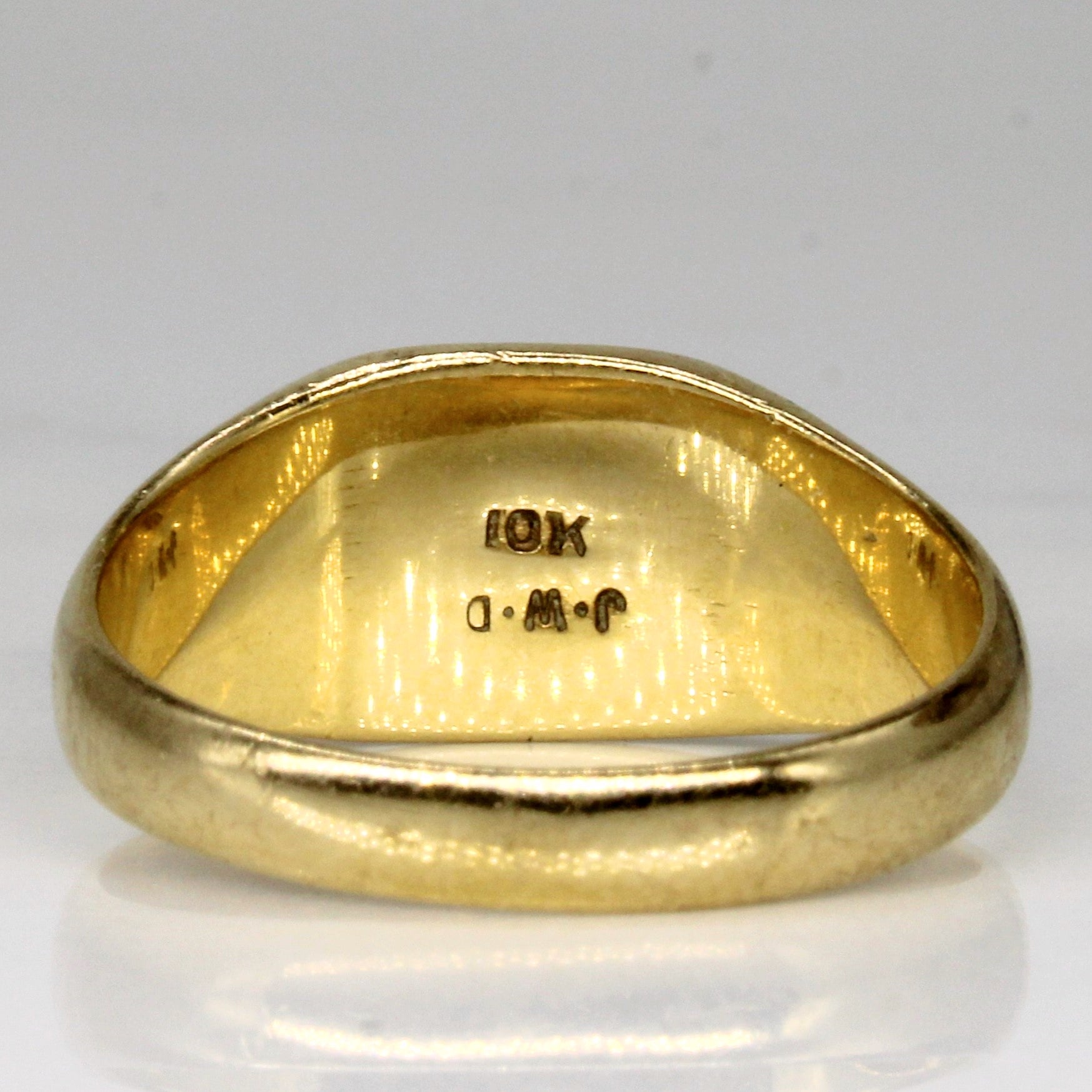 10k Yellow Gold Initial Ring | SZ 8.5 |