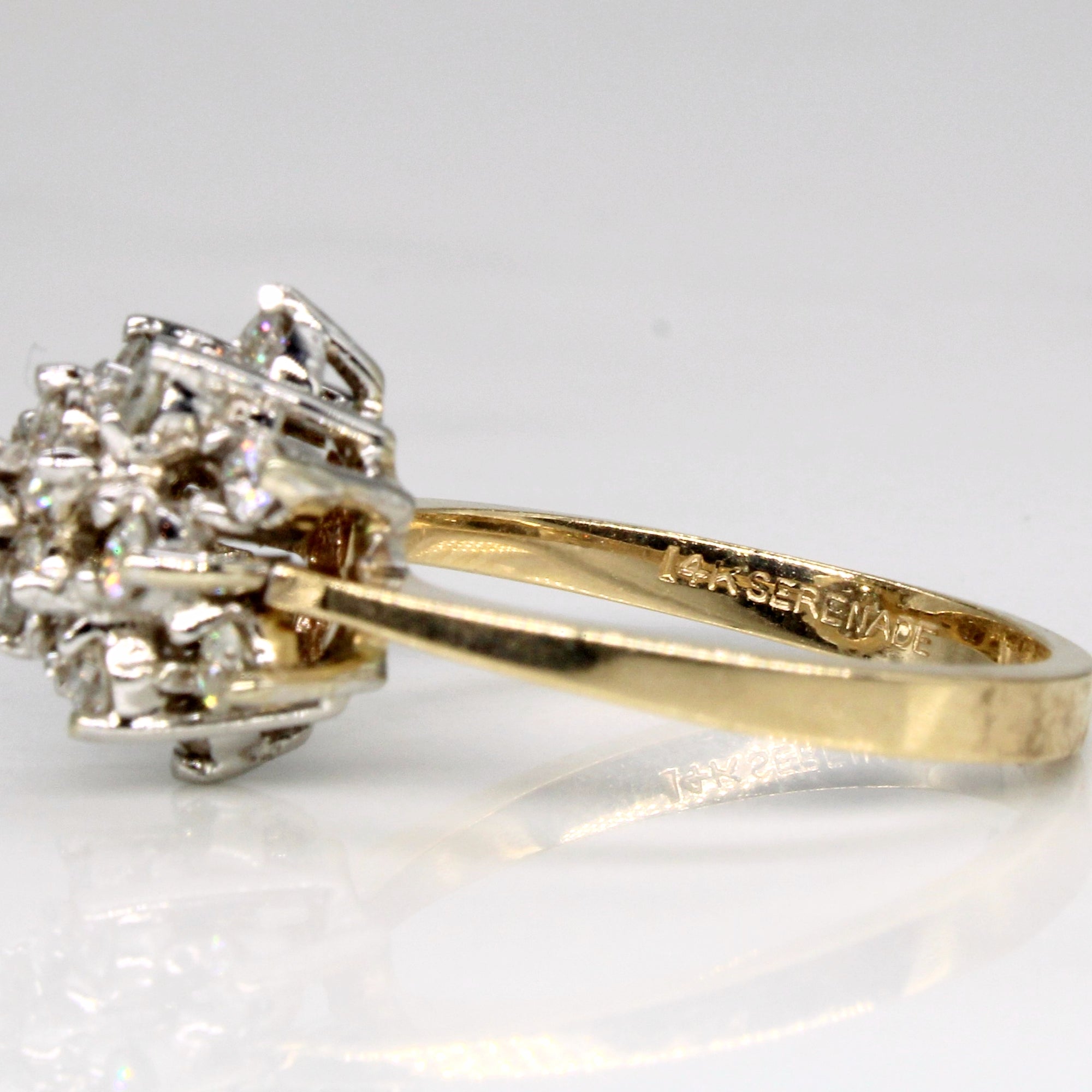 Diamond Cocktail Ring | 0.50ctw | SZ 6.5 |